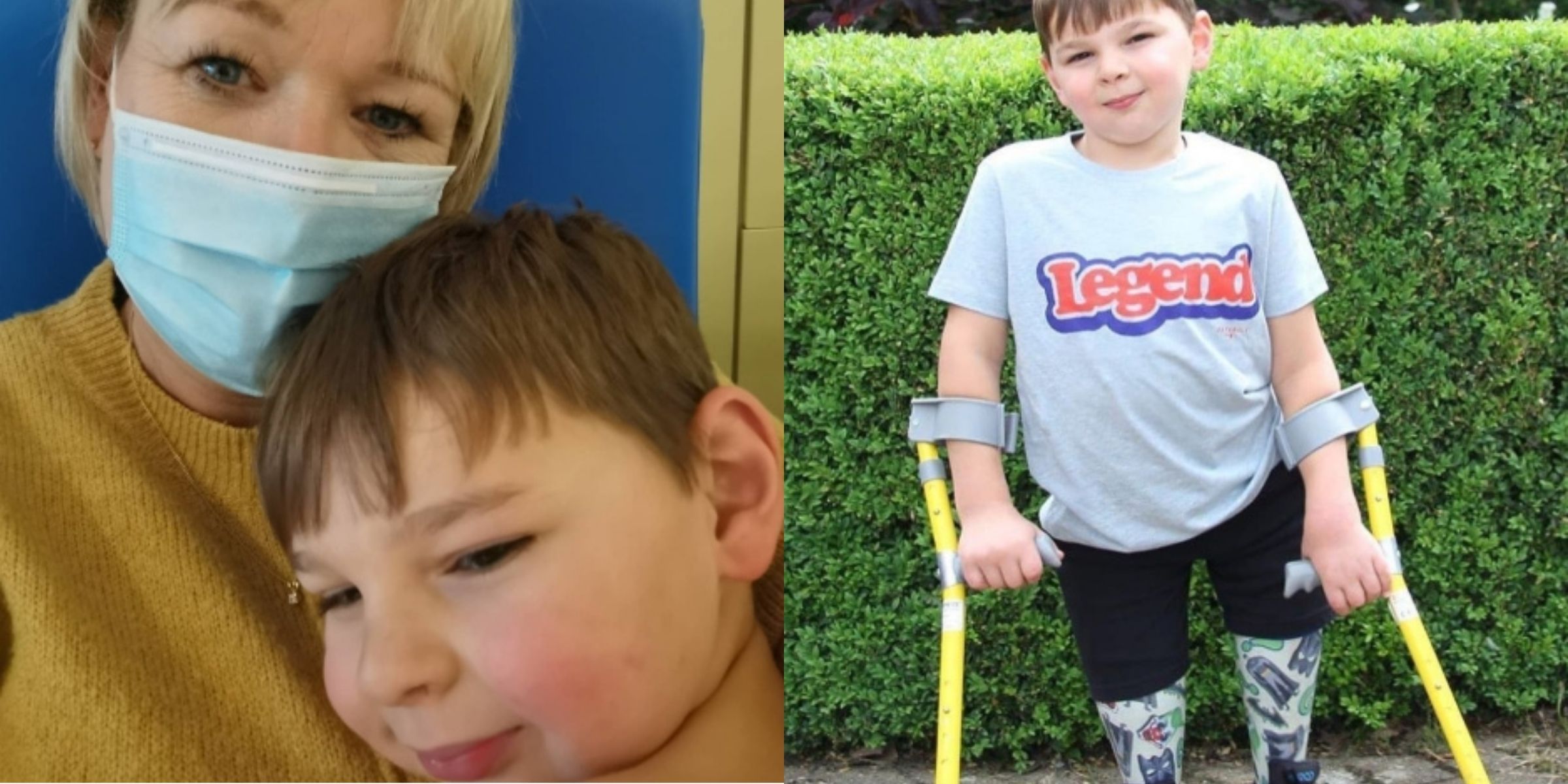 Paula and Tony Hudgell | Tony Hudgell | Source: Instagram/tonyhudgell.bem