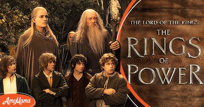 Characters from "The Lord of the Rings" [Left] The official title for Amazon Prime's "The Lord of the Rings: The Ring of Power" [Right] | Photo: Twitter/rob_keye & Facebook/lordoftheringstrilogy 