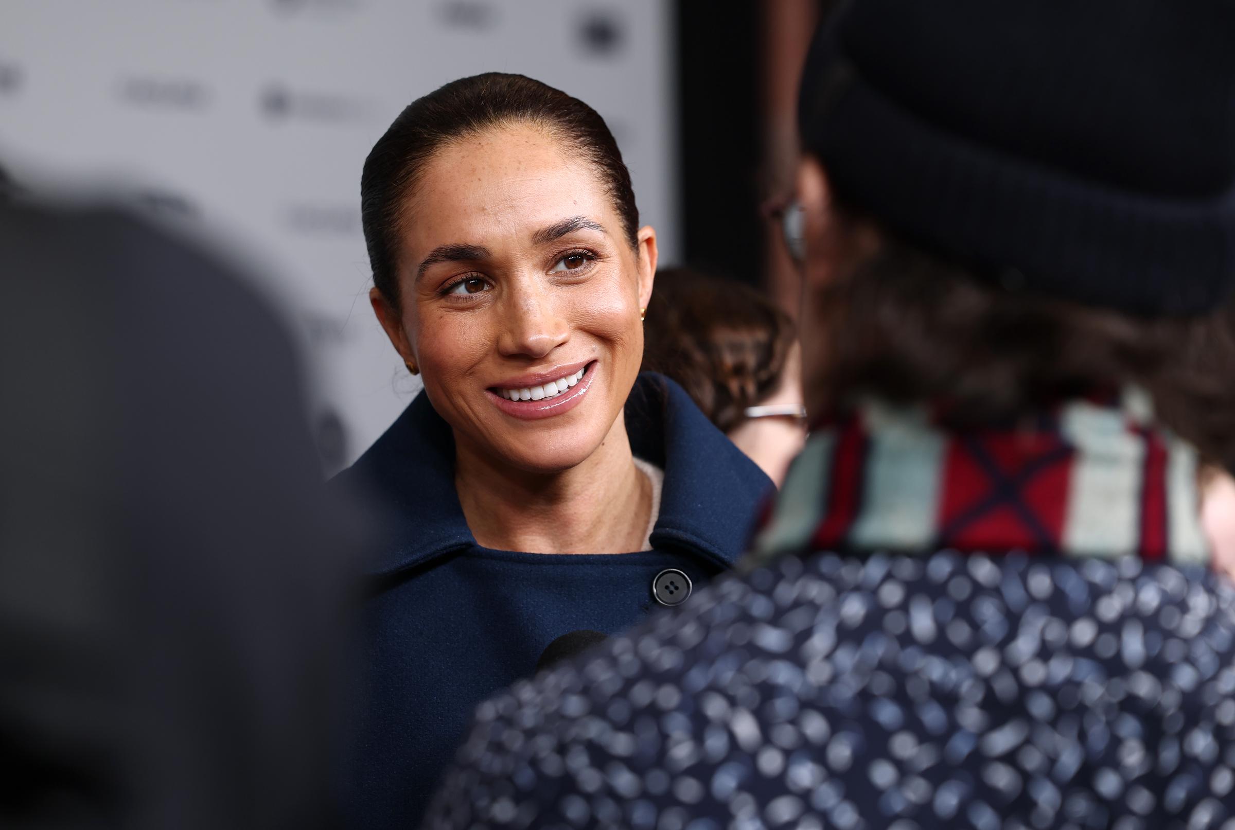 Meghan, Duchess of Sussex, at the "Cookie Queens" premiere during the 2026 Sundance Film Festival on January 25 in Utah. | Source: Getty Images