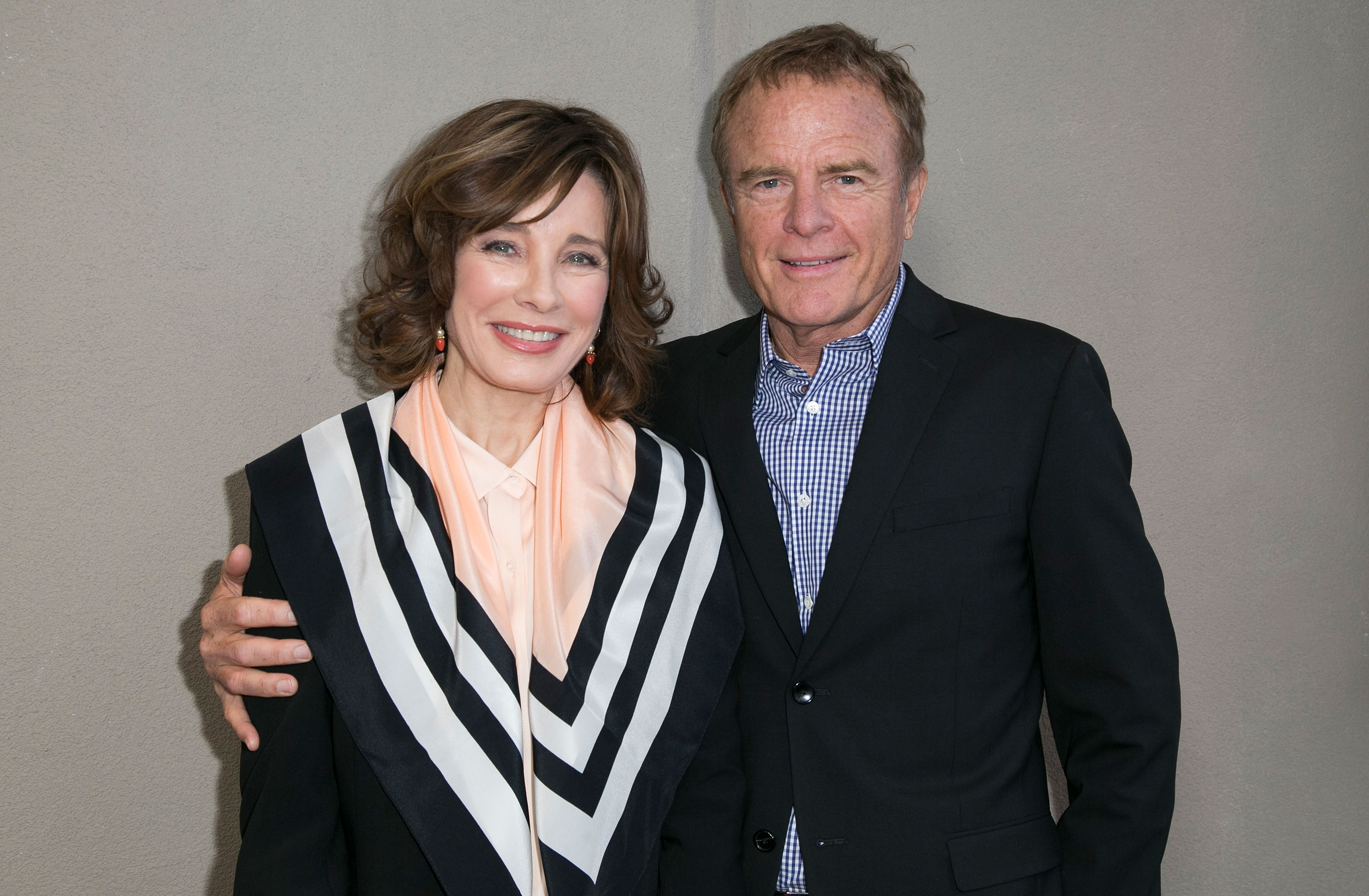 Anne Archer and Terry Jastrow attend the Los Angeles premiere of "Lullaby," 2014 | Source: Getty Images