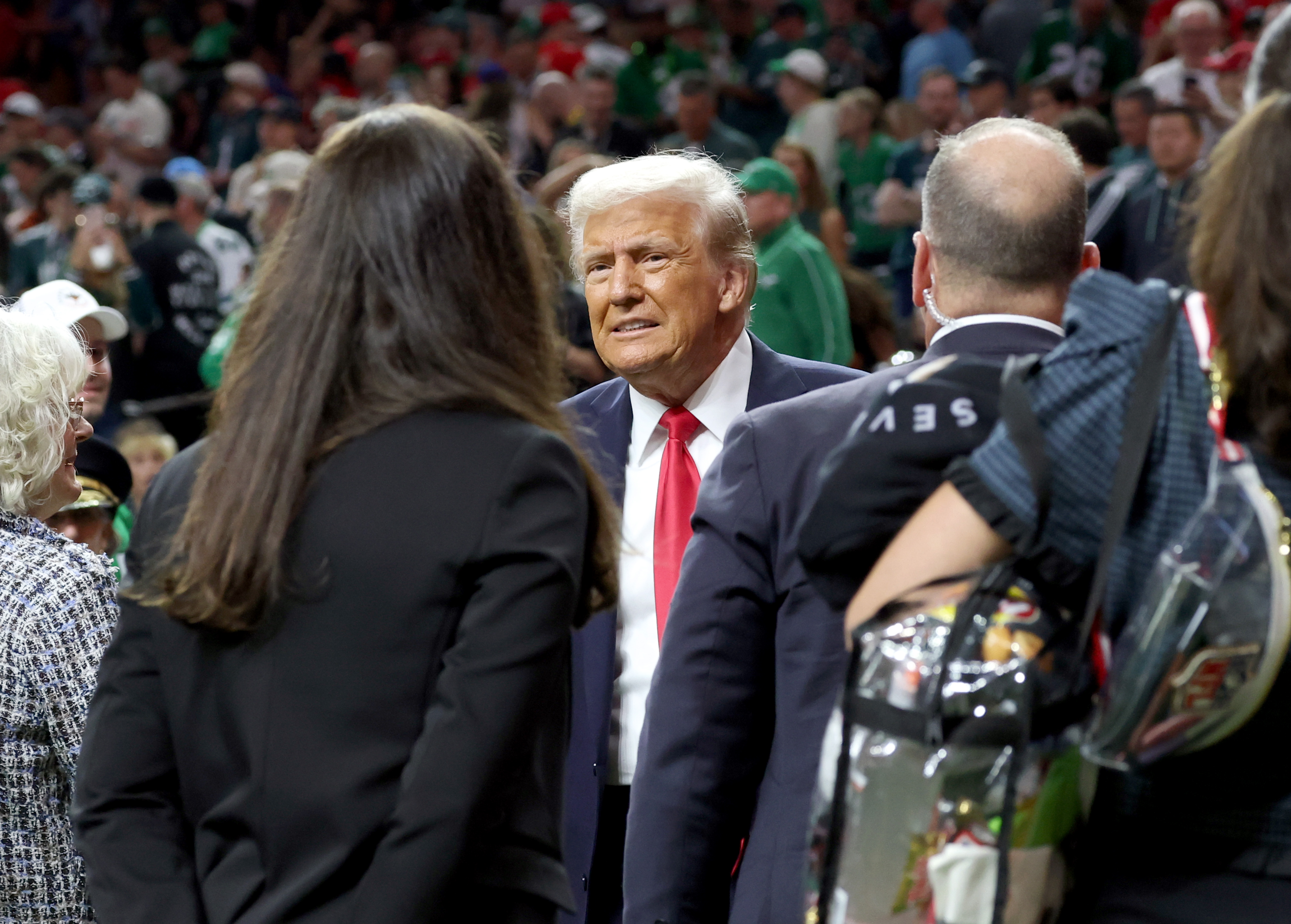 President Donald Trump attends the Super Bowl LIX Pregame at Caesars Superdome on February 9, 2025, in New Orleans, Louisiana | Source: Getty Images