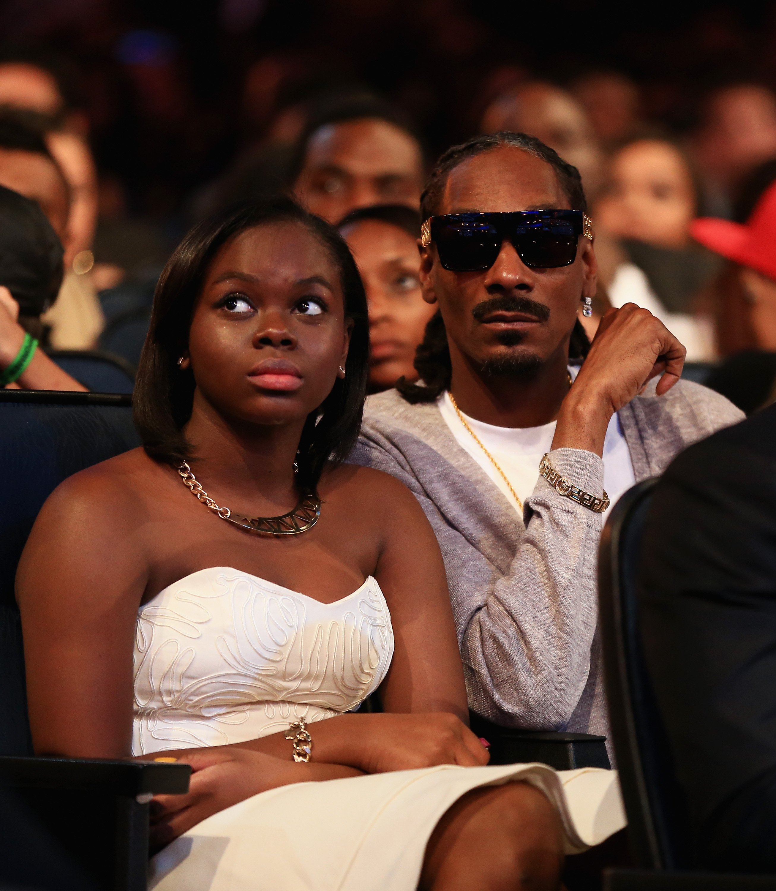 Snoop Dogg and Cori Broadus attend the BET Awards '14 at Nokia Theatre on June 29, 2014 in Los Angeles, California.| Source: Getty Images