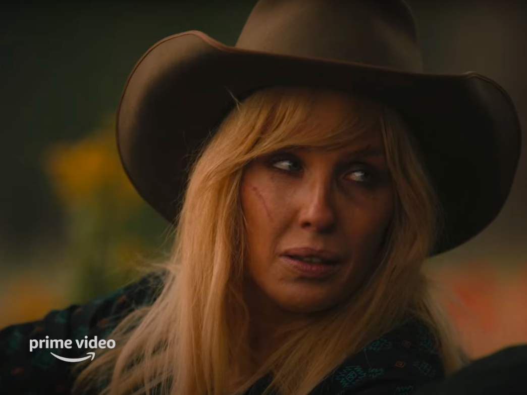 Kelly Reilly as Beth Dutton in "Yellowstone," posted on January 17, 2023 | Source: YouTube/Prime Video Canada