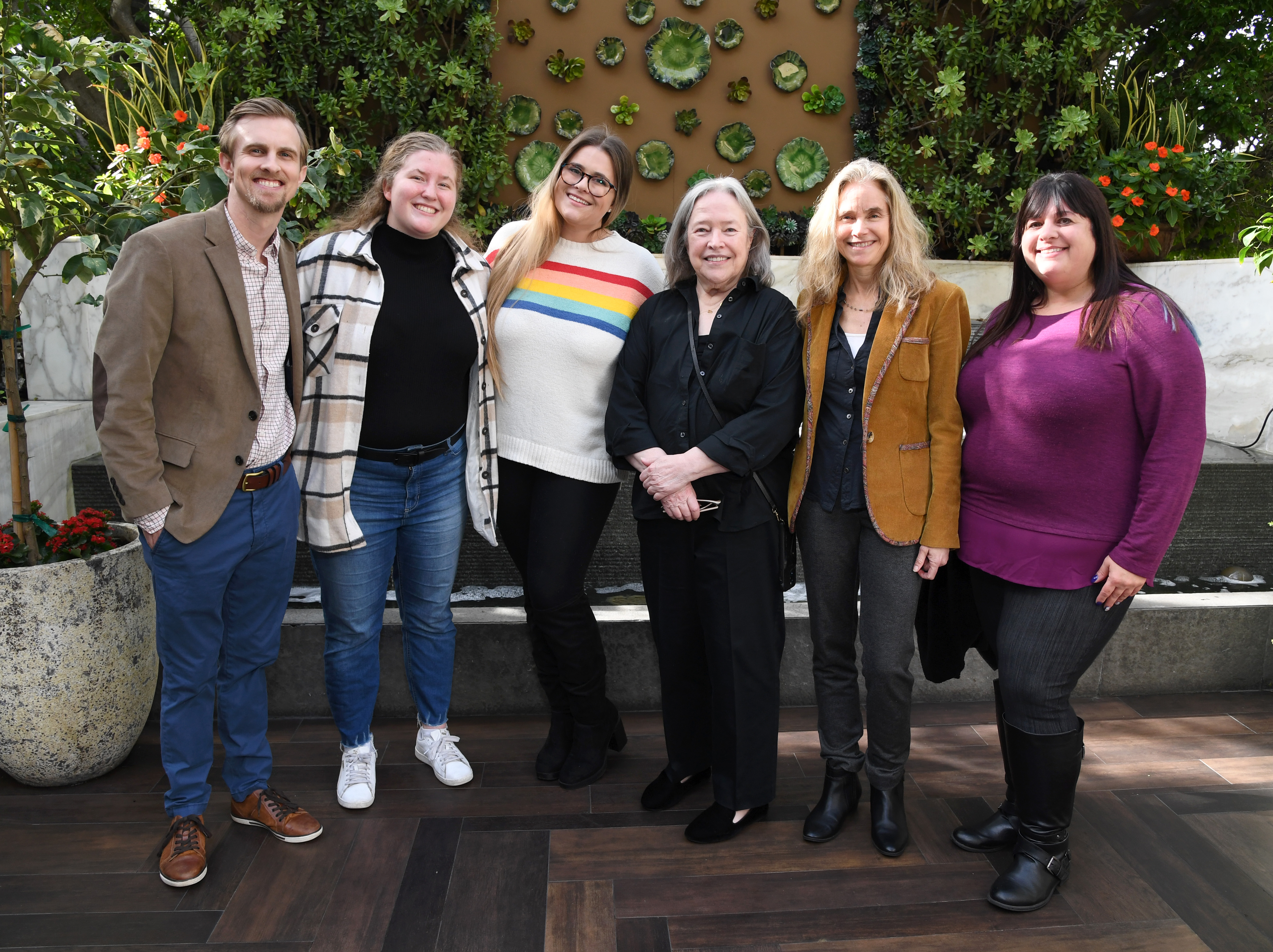 Colby Pines, Bonnie Weinzapfel, Ashley Wypick, Kathy Bates, Julie Ansell and Lisa Walder at the "Are You There God It's Me, Margaret." trailer launch event at Four Seasons Hotel Los Angeles on January 11, 2023 in Los Angeles, California | Source: Getty Images
