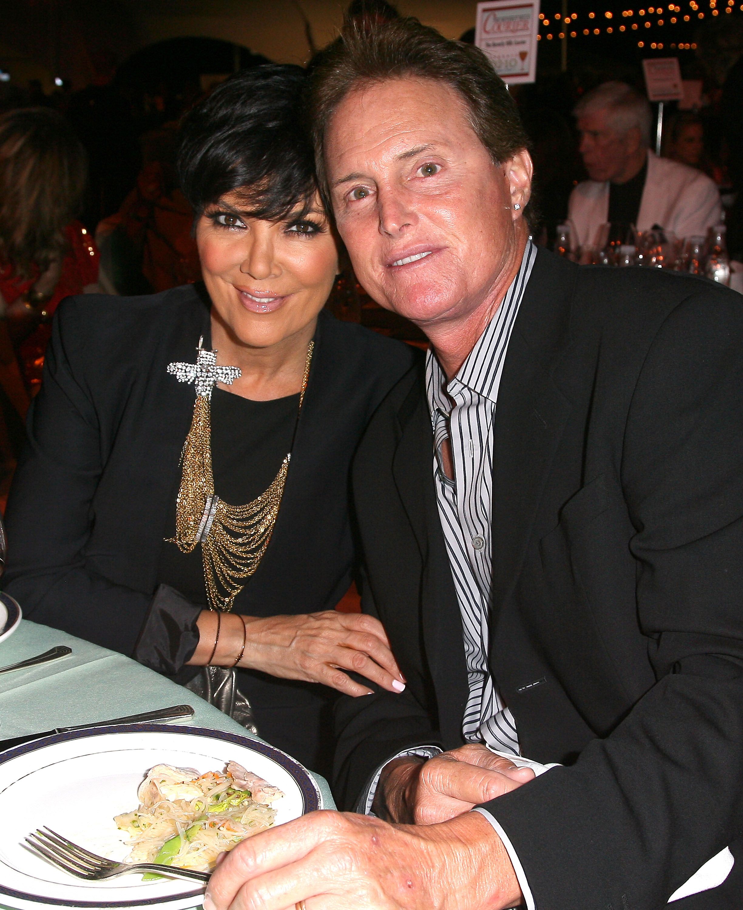 Kris Jenner and Bruce Jenner at the Taste Of Beverly Hills Wine & Food Festival Opening Night on September 2, 2010 in Beverly Hills, California. | Source: Getty Images