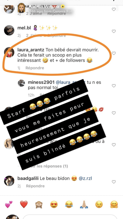 Photo : Story de Nabilla sur Instagram