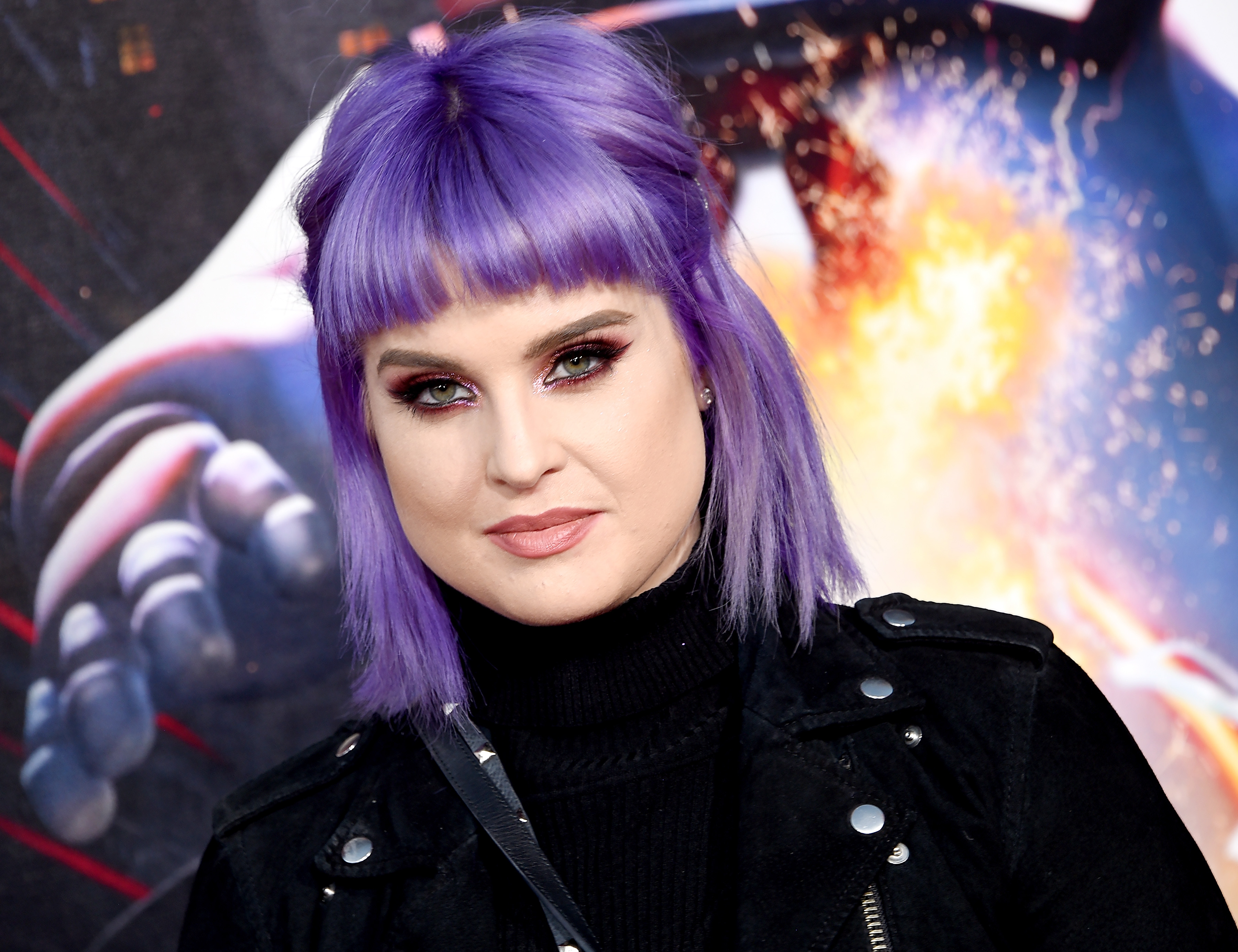Kelly Osbourne Purple Hair Bangs Kelly Osbourne Purple Hair Bangs