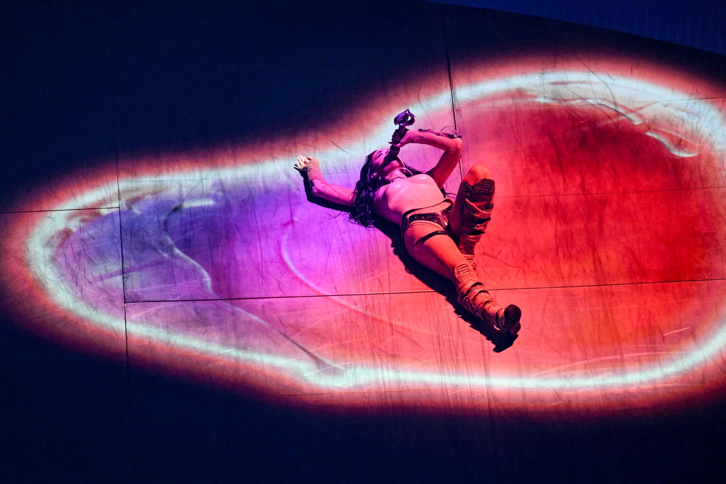 Katy Perry performs on stage during the 2024 MTV Video Music Awards on September 11, 2024, in Elmont, New York. | Source: Getty Images