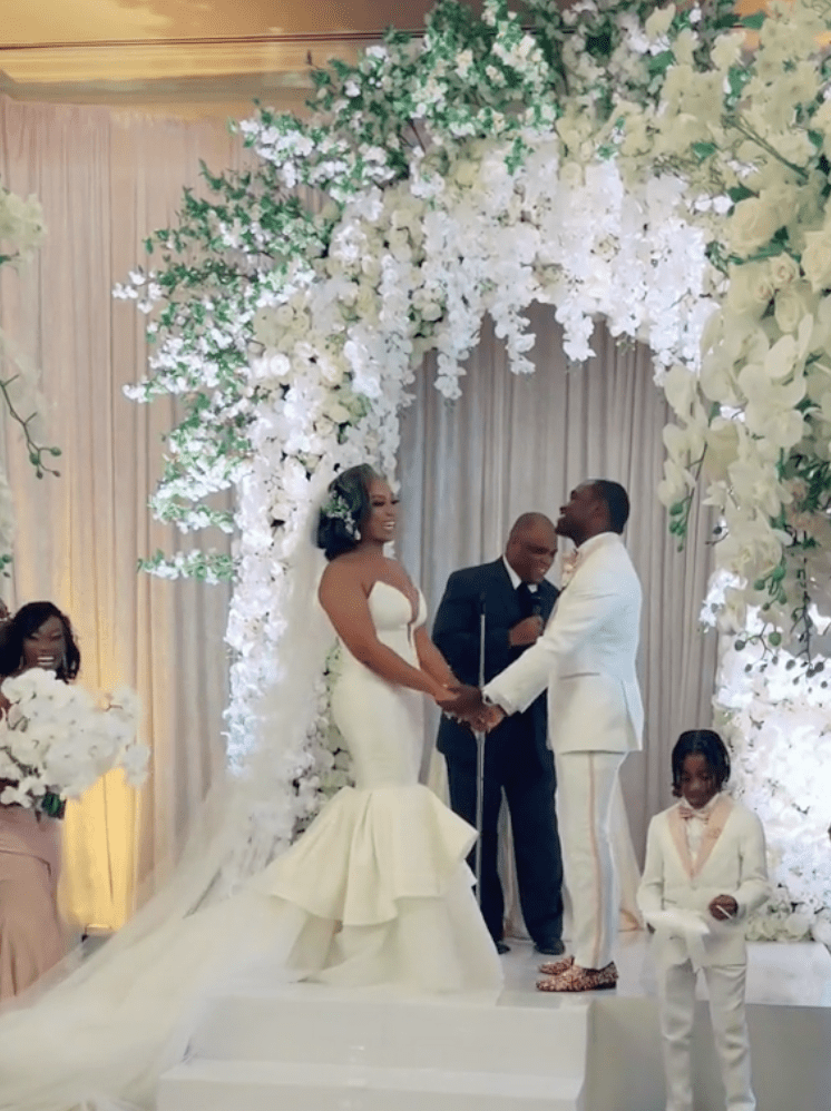 Kadeja Jackson Baker getting married to her partner. | Source: Tiktok.com/@mua_ttt_tia