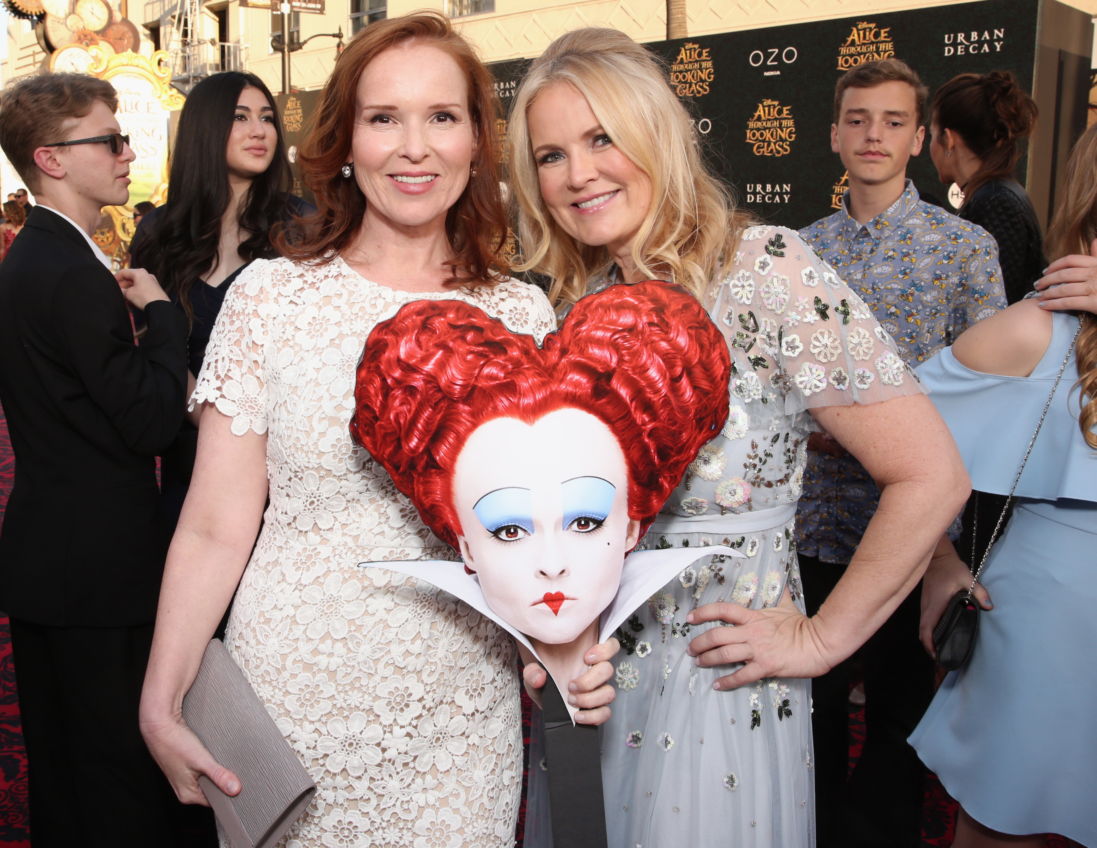Producers Jennifer Todd (L) and Suzanne Todd attend the premiere of Disney's "Alice Through The Looking Glass" at the El Capitan Theatre on, May 23, 2016, in Hollywood, California. | Source: Getty Images