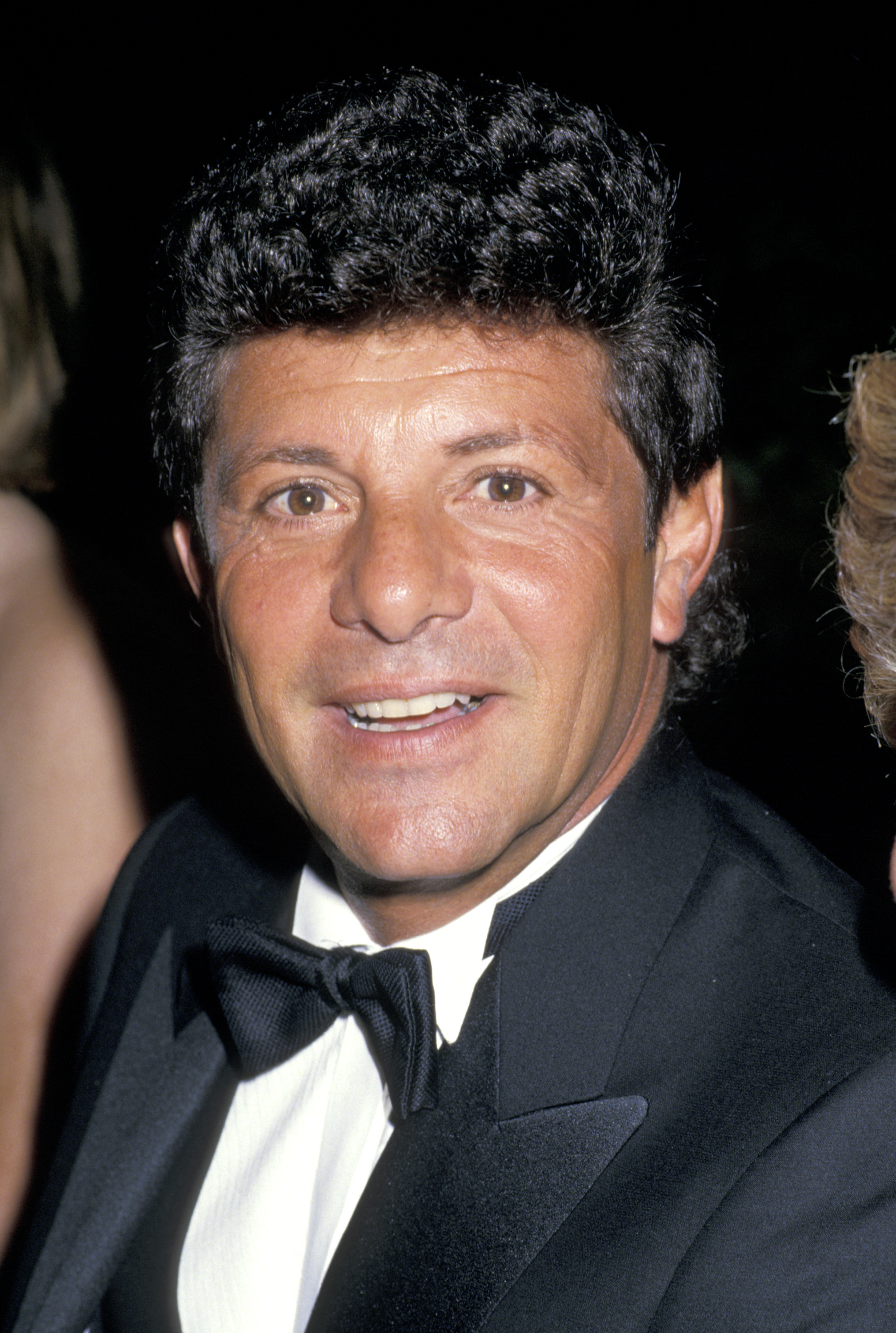 Frankie Avalon attends the Entertainment Industry Annual Dinner in Honor of Bud Grant on November 24, 1987 | Source: Getty Images