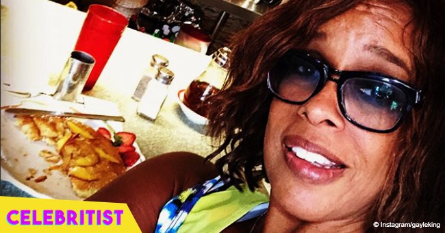 Gayle King shares photo of white man wearing 'Black Don't Crack' shirt which sparked debates