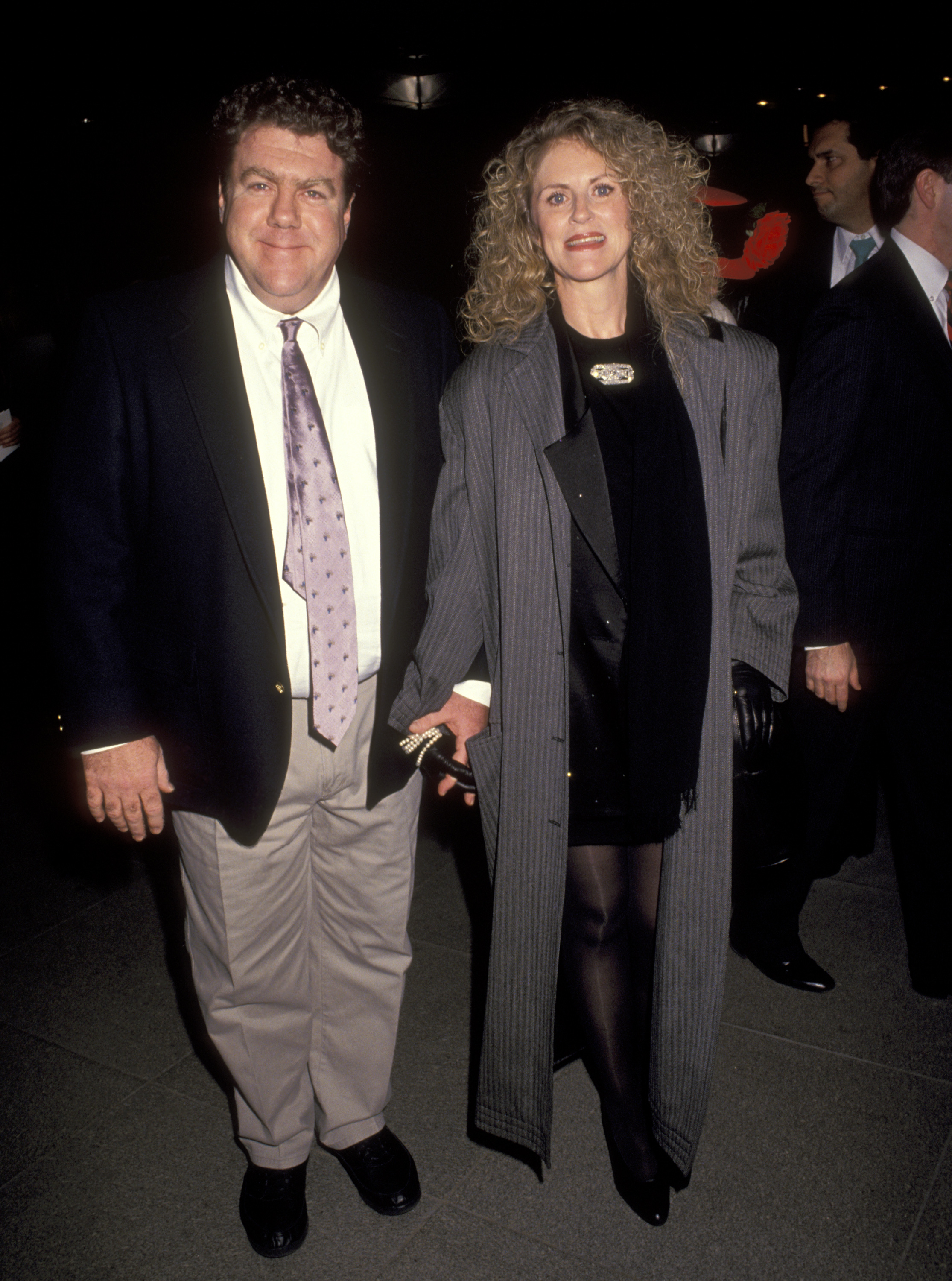 George Wendt and Bernadette Birkett in New York in 1991 | Source: Getty Images