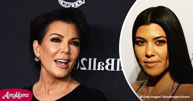 Kris Jenner shares a touching old snap with Kourtney as a baby as she wishes her happy birthday