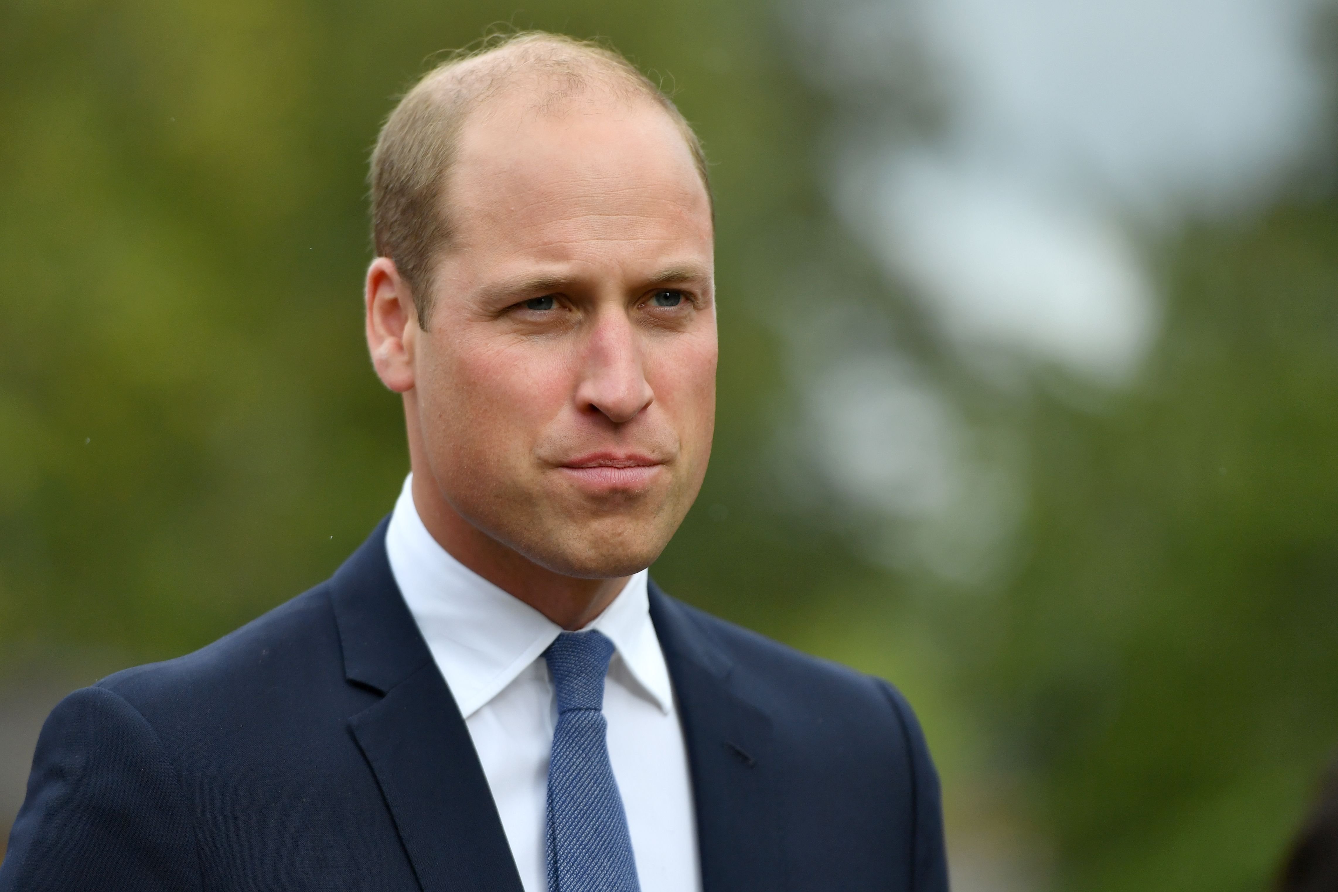 Prince William during the unveiling a new sculpture of Major Foley by artist Andy de Comyn on September 18, 2018 in Stourbridge, United Kingdom. | Source: Getty Images