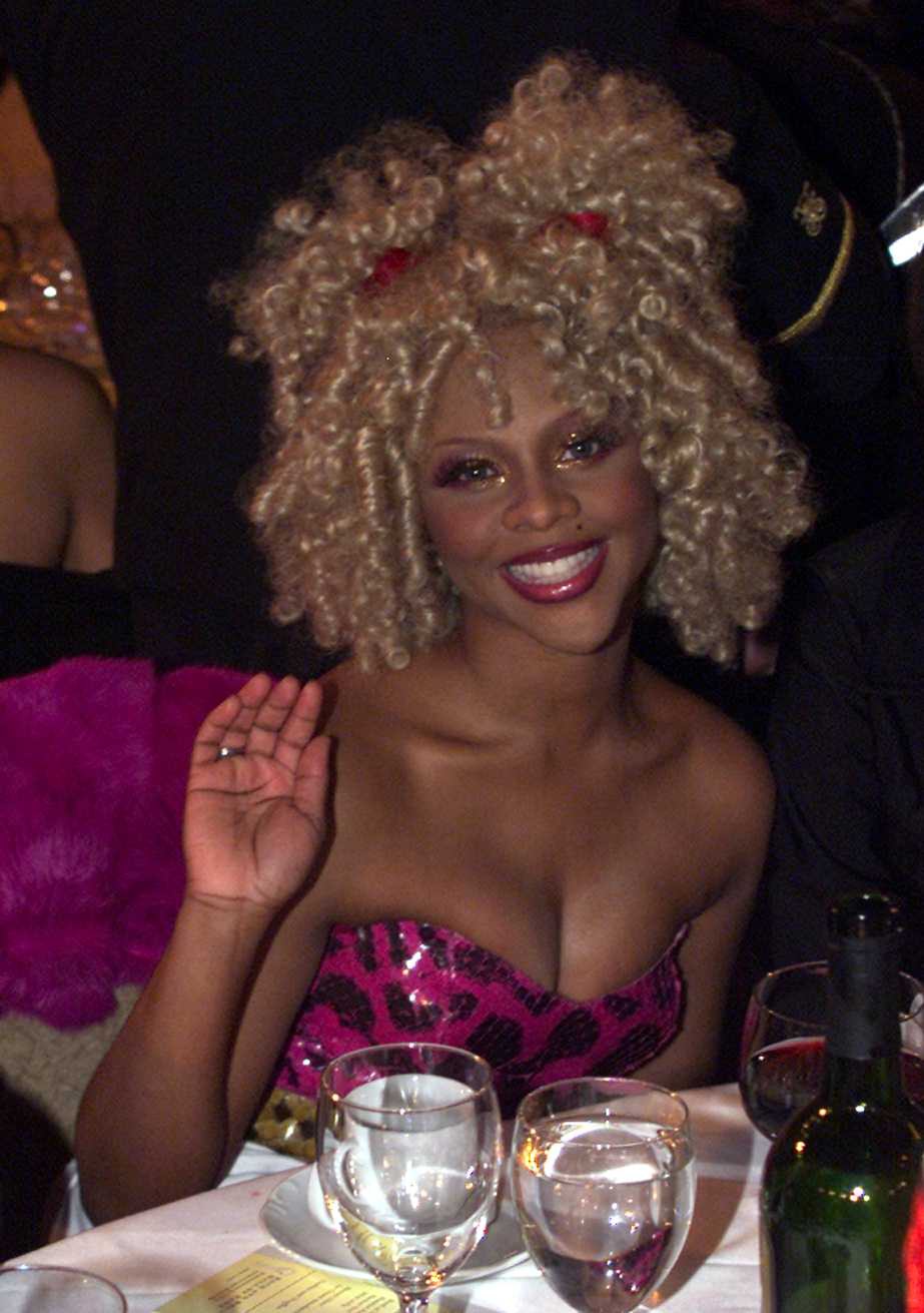 Lil' Kim at the 15th Annual Rock and Roll Hall of Fame Induction Ceremony in New York in 2000. | Source: Getty Images