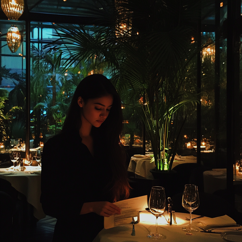 A waitress at a restaurant | Source: Midjourney