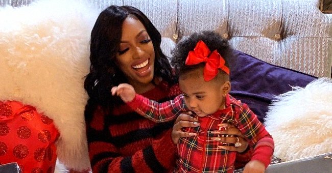 Porsha Williams of 'Real Housewives' Poses with Daughter Pilar in a ...