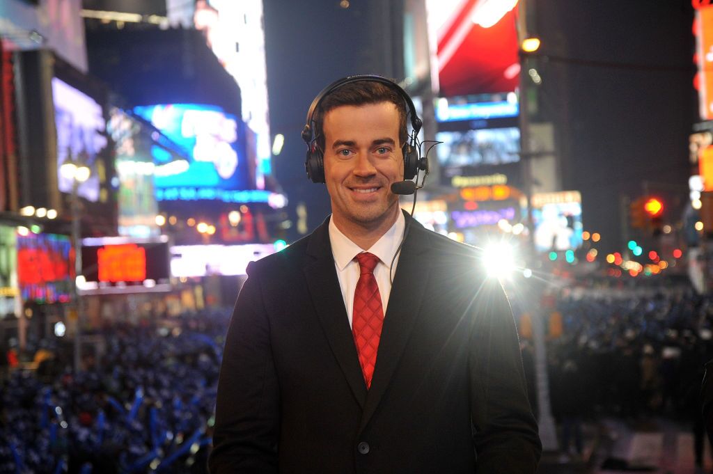 Carson Daly heralding the New Year in Times Square, New York City | Source: Getty Images
