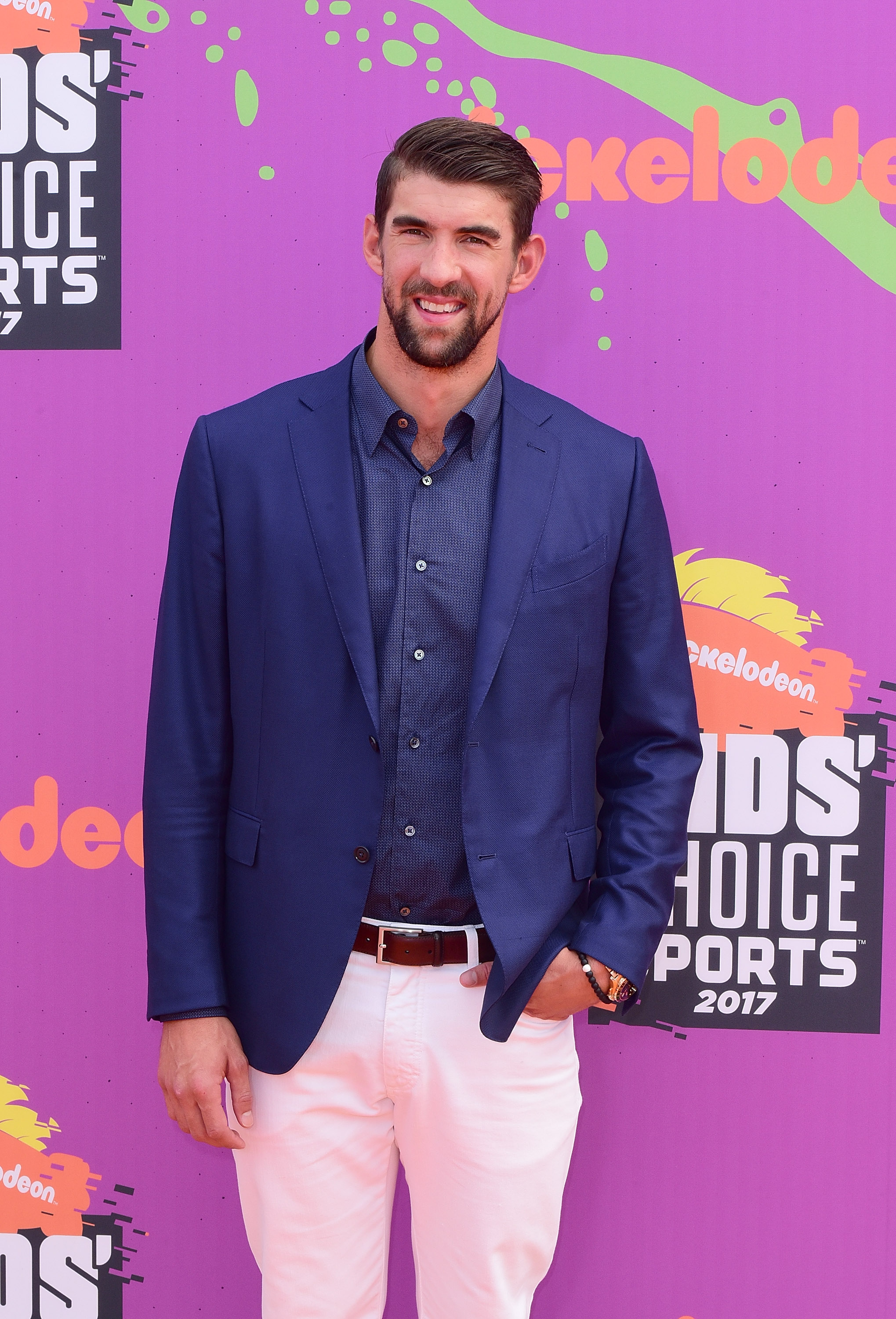 Michael Phelps attends the 2017 Nickelodeon Kids' Choice Sports Awards at Pauley Pavilion on July 13, 2017 in Los Angeles, California | Source: Getty Images