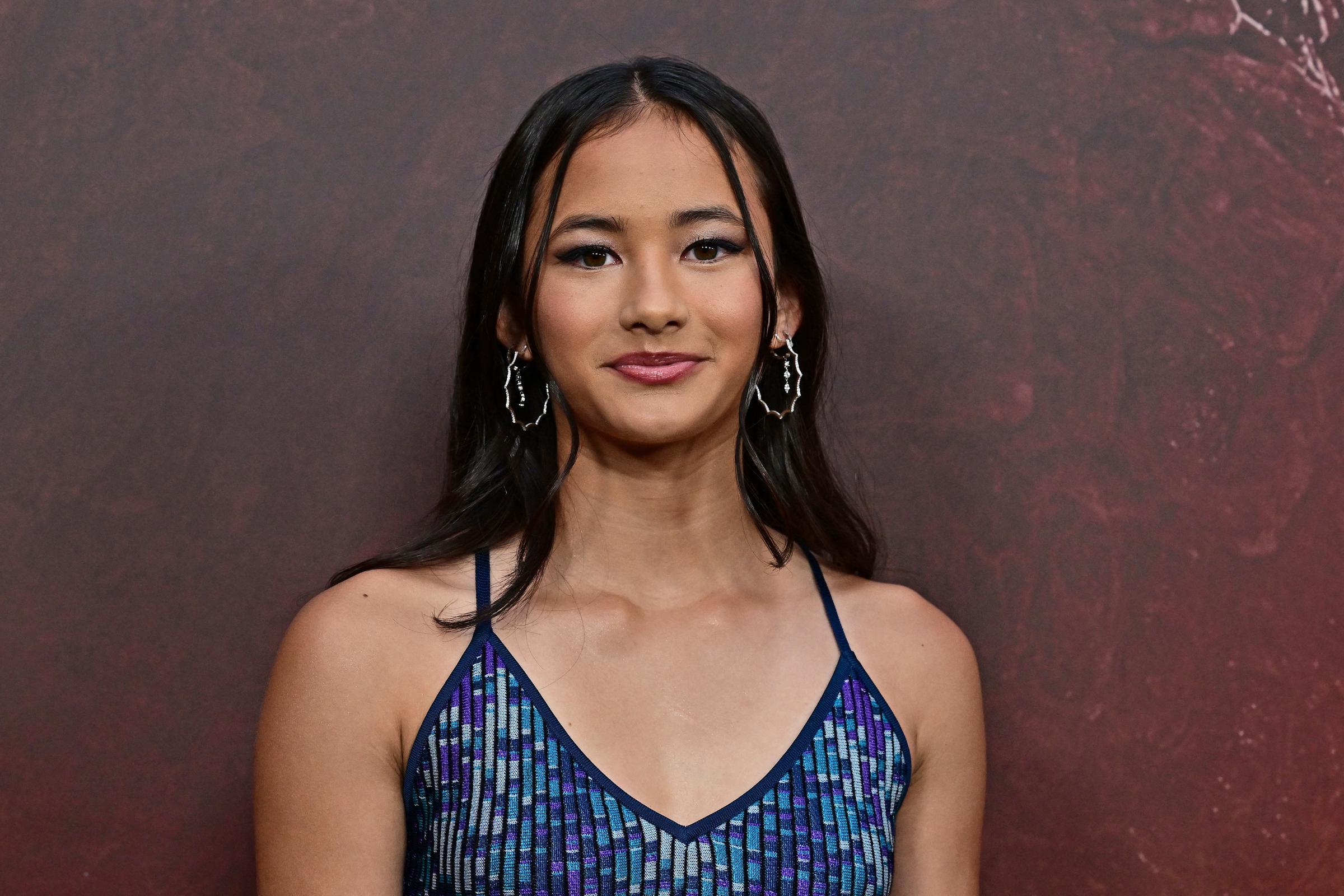 Kaylee Hottle attends the world premiere of "Godzilla x Kong: The New Empire" in Hollywood on March 25, 2024. The appearance marked one of the actress's final public events before her death at age 18. | Source: Getty Images