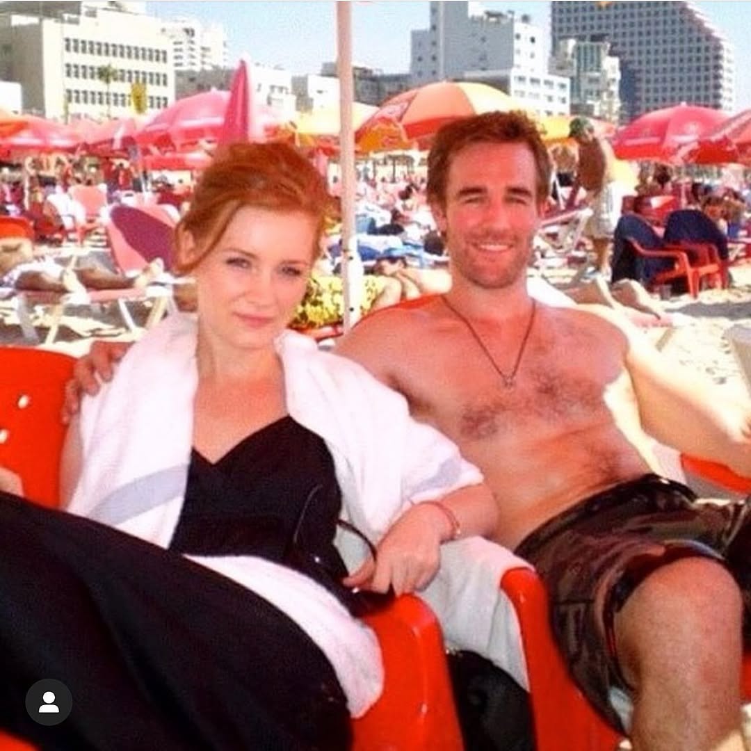 Kimberly and James Van Der Beek posing for a photo on a beach about four days after they met, posted on August 2, 2019. | Source: Instagram/vanderjames