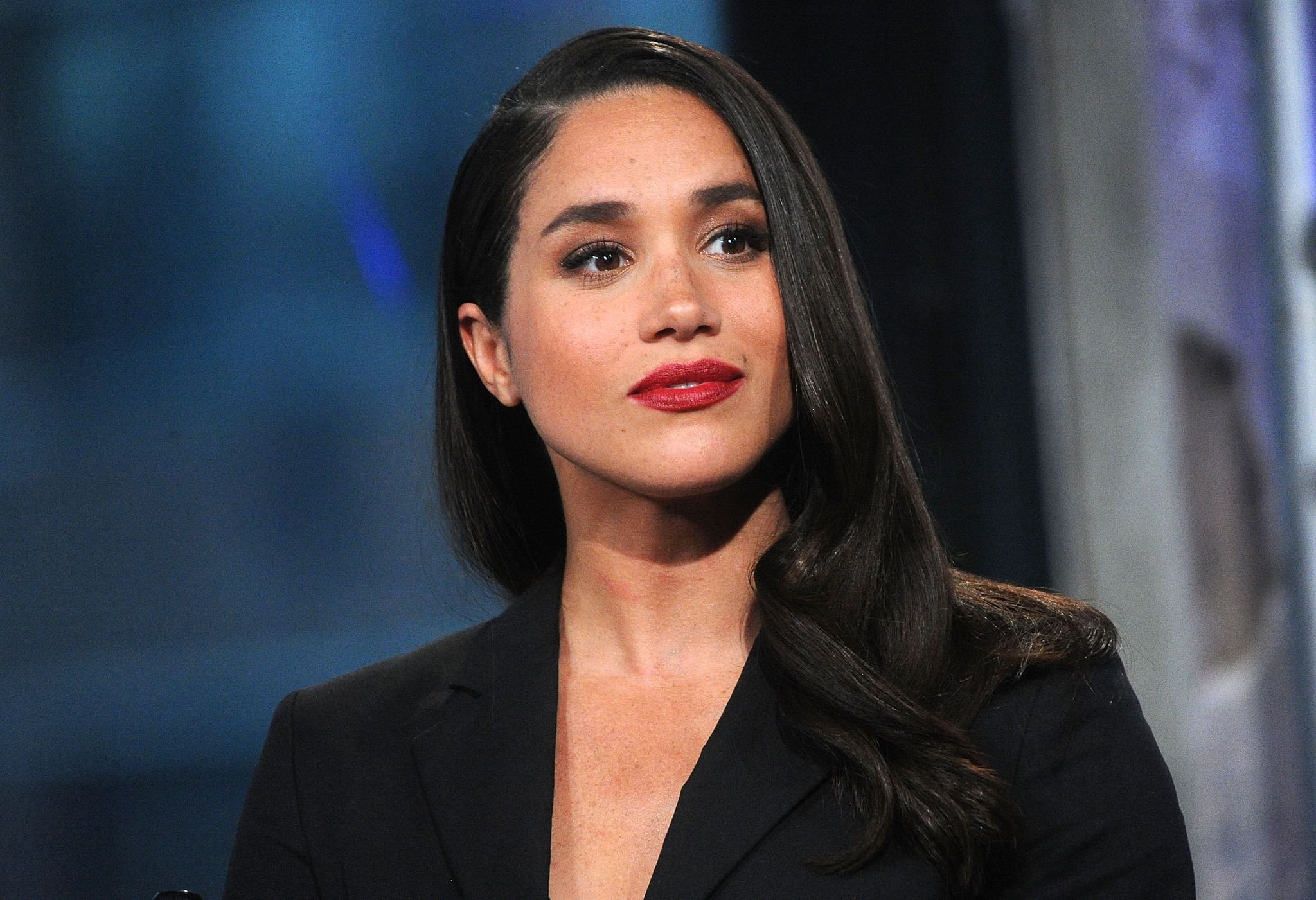 Meghan Markle at AOL Build Presents "Suits" at AOL Studios In New York on March 17, 2016 in New York City. | Photo: Getty Images