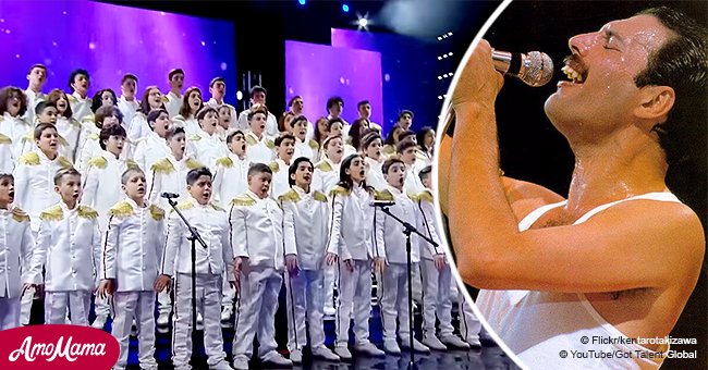 Une chorale de jeunes a envoûté les juges avec leur interprétation très touchante de Bohemian Rhapsody