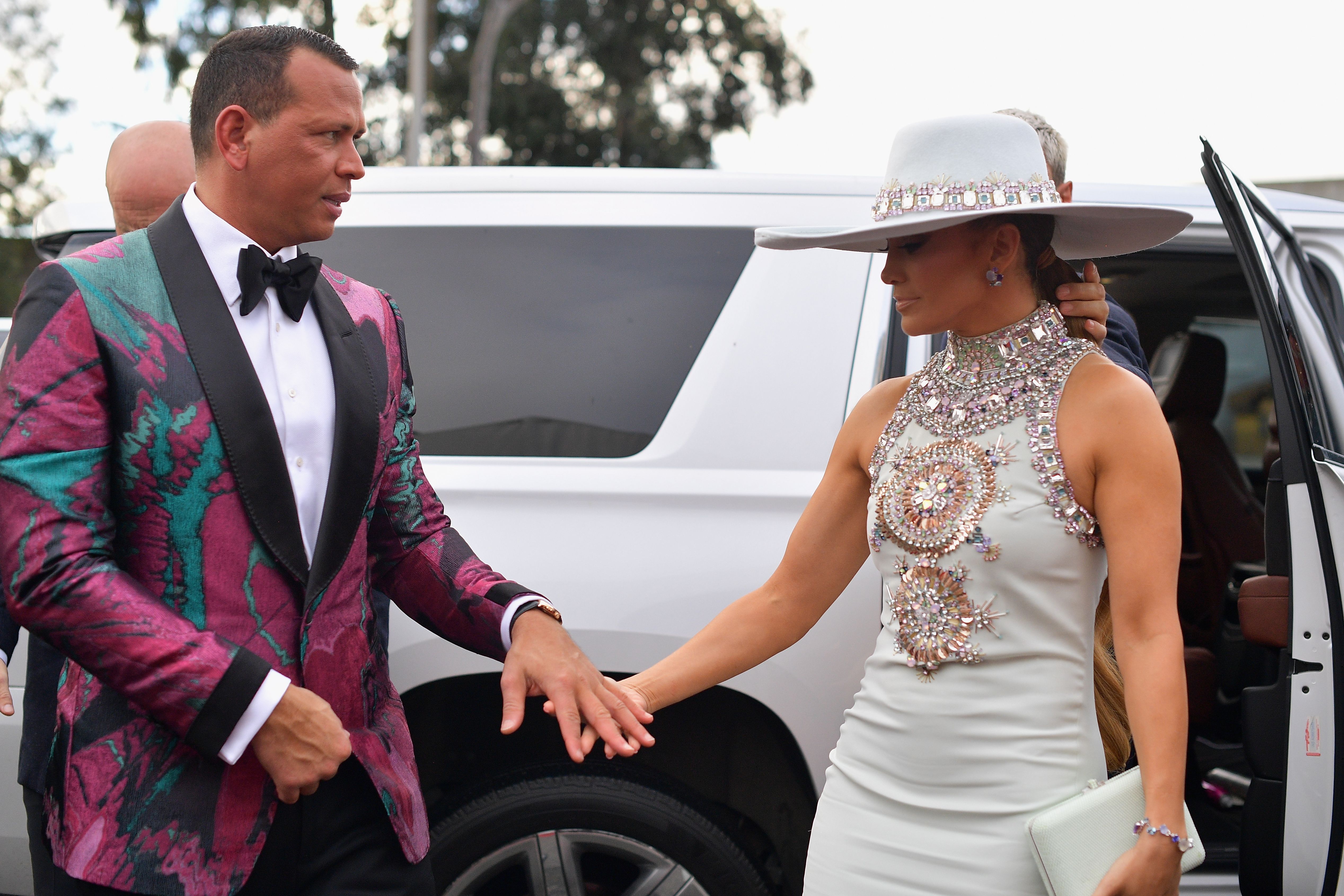 Alex Rodriguez and Jennifer Lopez at the 61st Annual GRAMMY Awards at Staples Center in Los Angeles, California | Photo: Matt Winkelmeyer/Getty Images for The Recording Academy