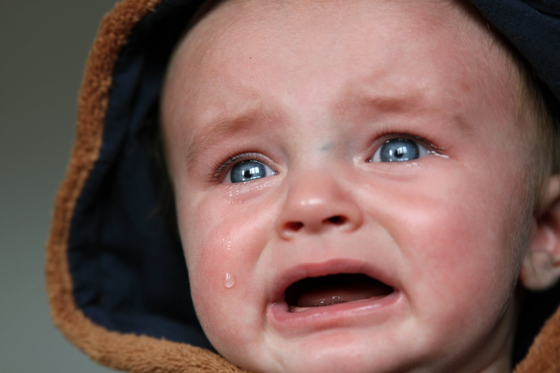 Bebé que llora. | Foto: Pexels