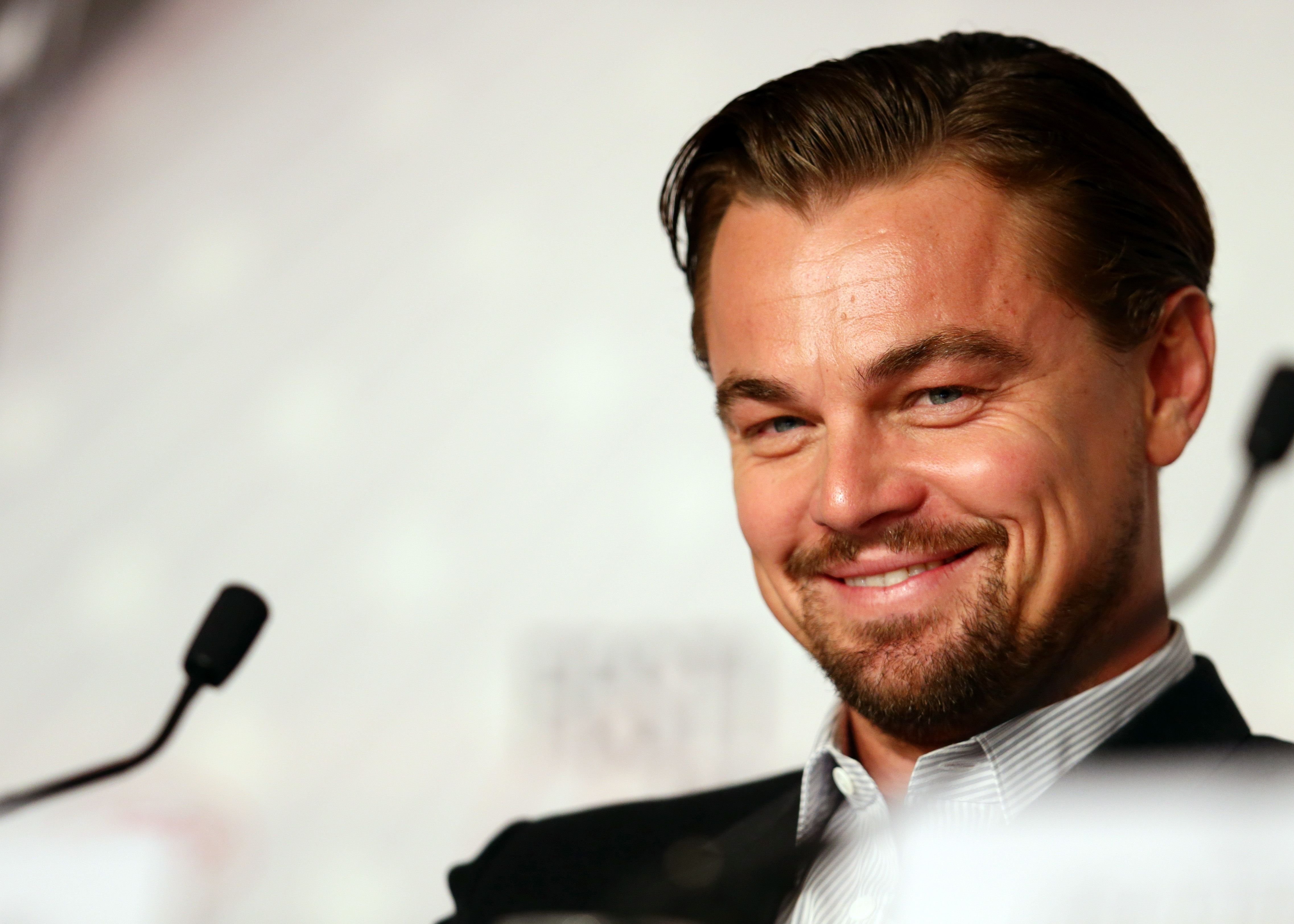 Leonardo DiCaprio at the "The Great Gatsby" press conference at the Cannes Film Festival in 2013 in France | Source: Getty Images