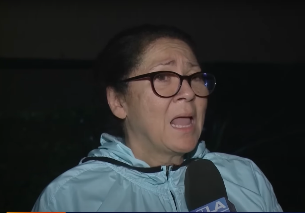 Shari Shaw expressing her devastation. | Source: YouTube/KTLA 5