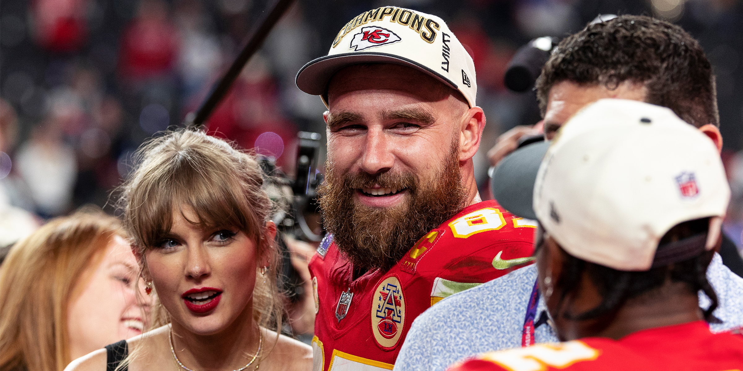 Taylor Swift and Travis Kelce | Source: Getty Images