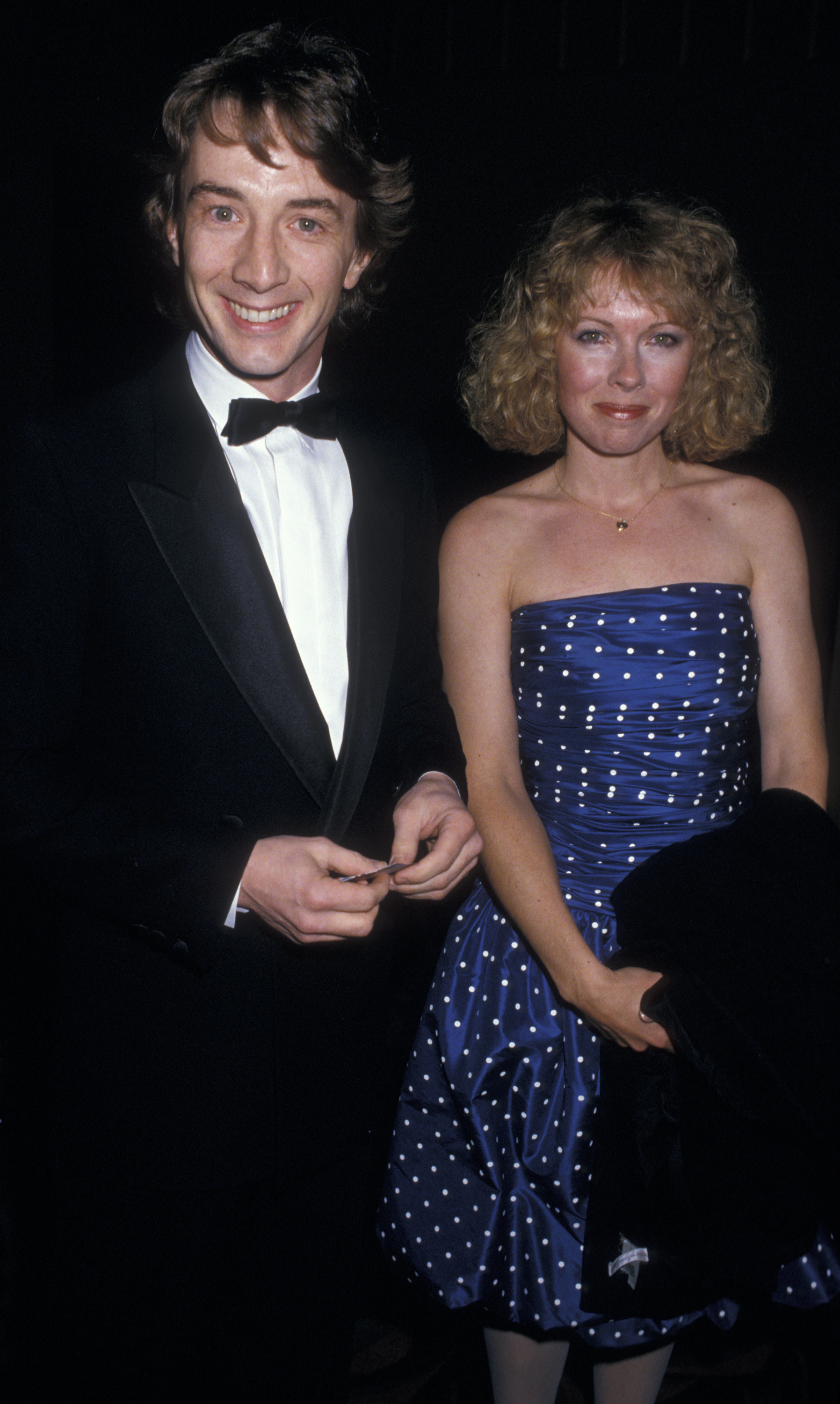 Martin Short and Nancy Dolman at the ACE Awards in Los Angeles, California on January 20, 1987. | Source: Getty Images