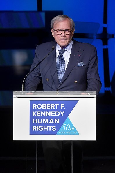 Tom Brokaw speaks onstage during the 2019 Robert F. Kennedy Human Rights Ripple Of Hope Awards | Photo: Getty Images