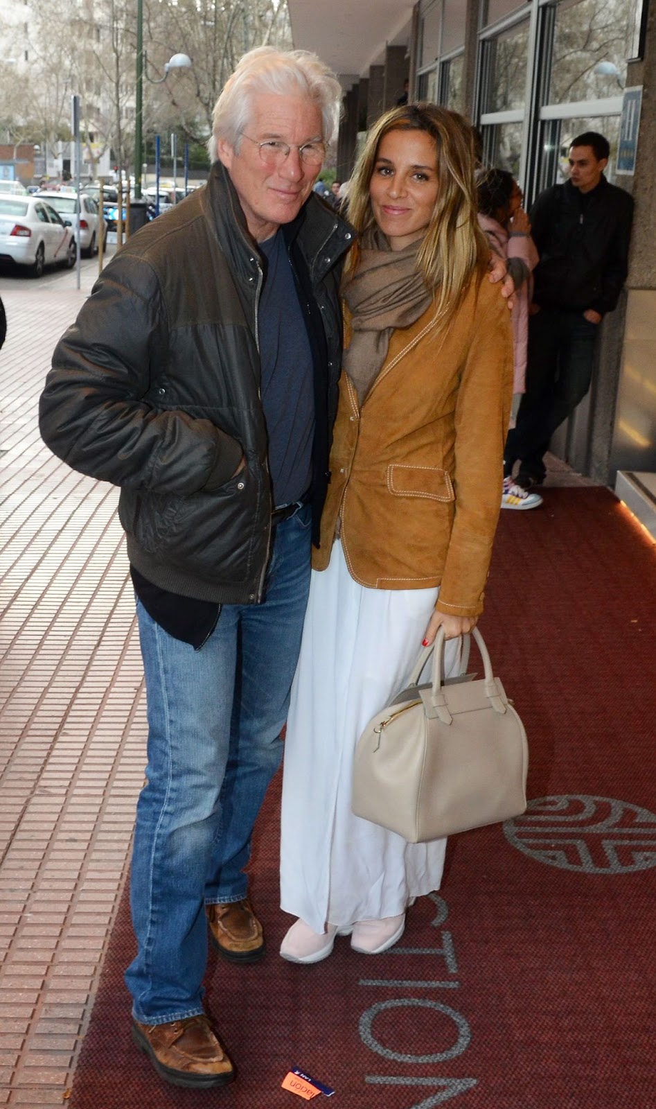 Richard Gere and Alejandra Silva on March 9, 2016, in Madrid, Spain. | Source: Getty Images