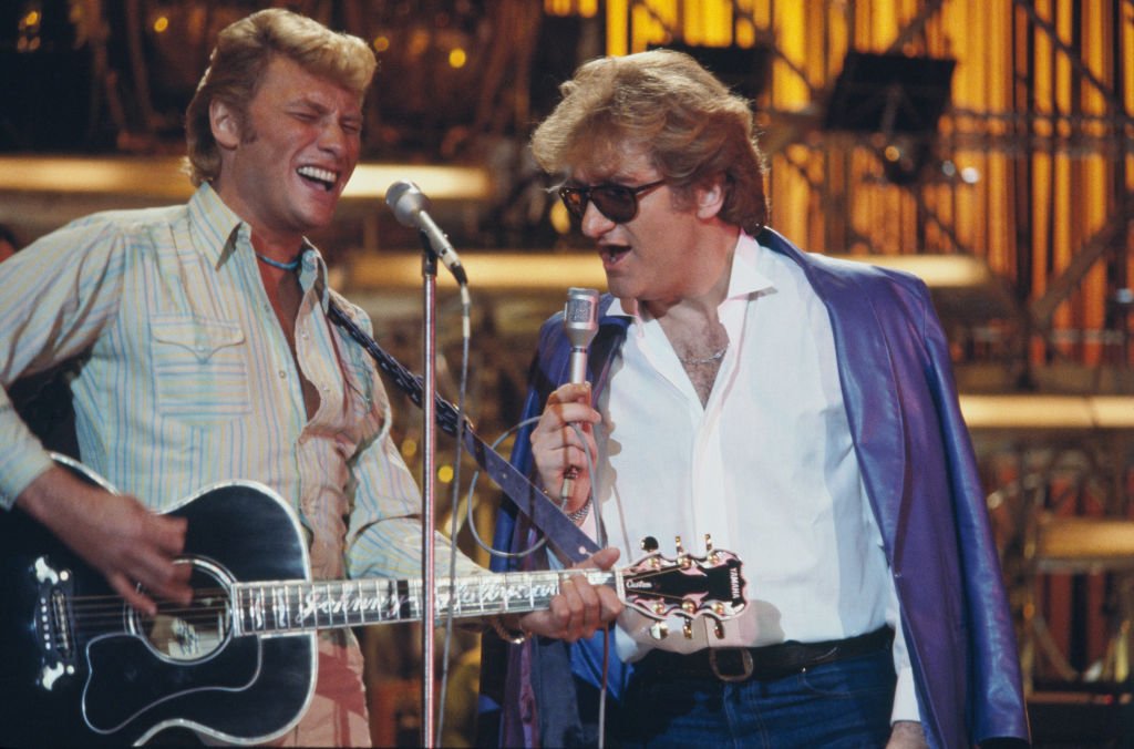 Eddy Mitchell et Johnny Hallyday | photo : Getty Images