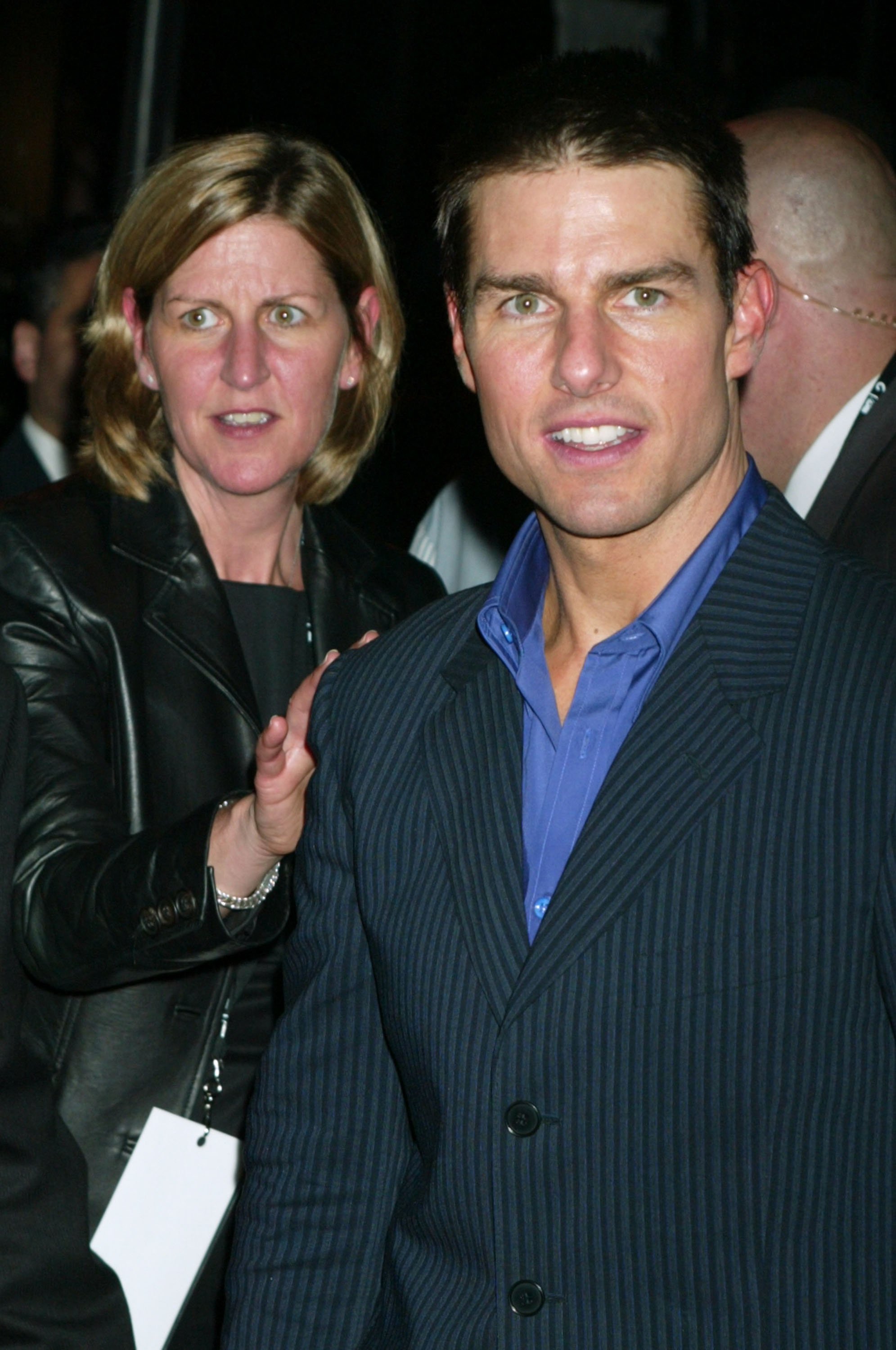 Tom Cruise and his sister Lee Ann DeVette at "Collateral" New York Premiere on August 04, 2004. | Source: Getty Images