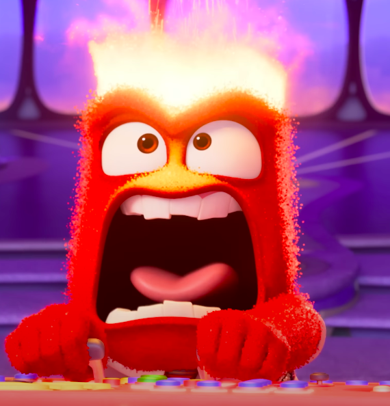 Anger from the trailer of "Inside Out 2," posted on March 7, 2024 | Source: YouTube/Pixar