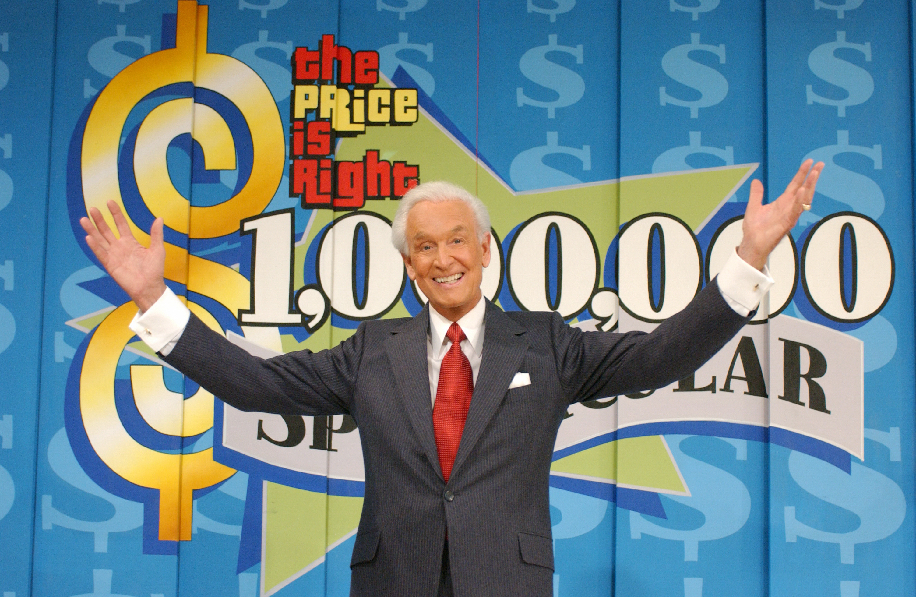 Bob Barker on the set of "The Price is Right" on January 6, 2003. | Source: Getty Images