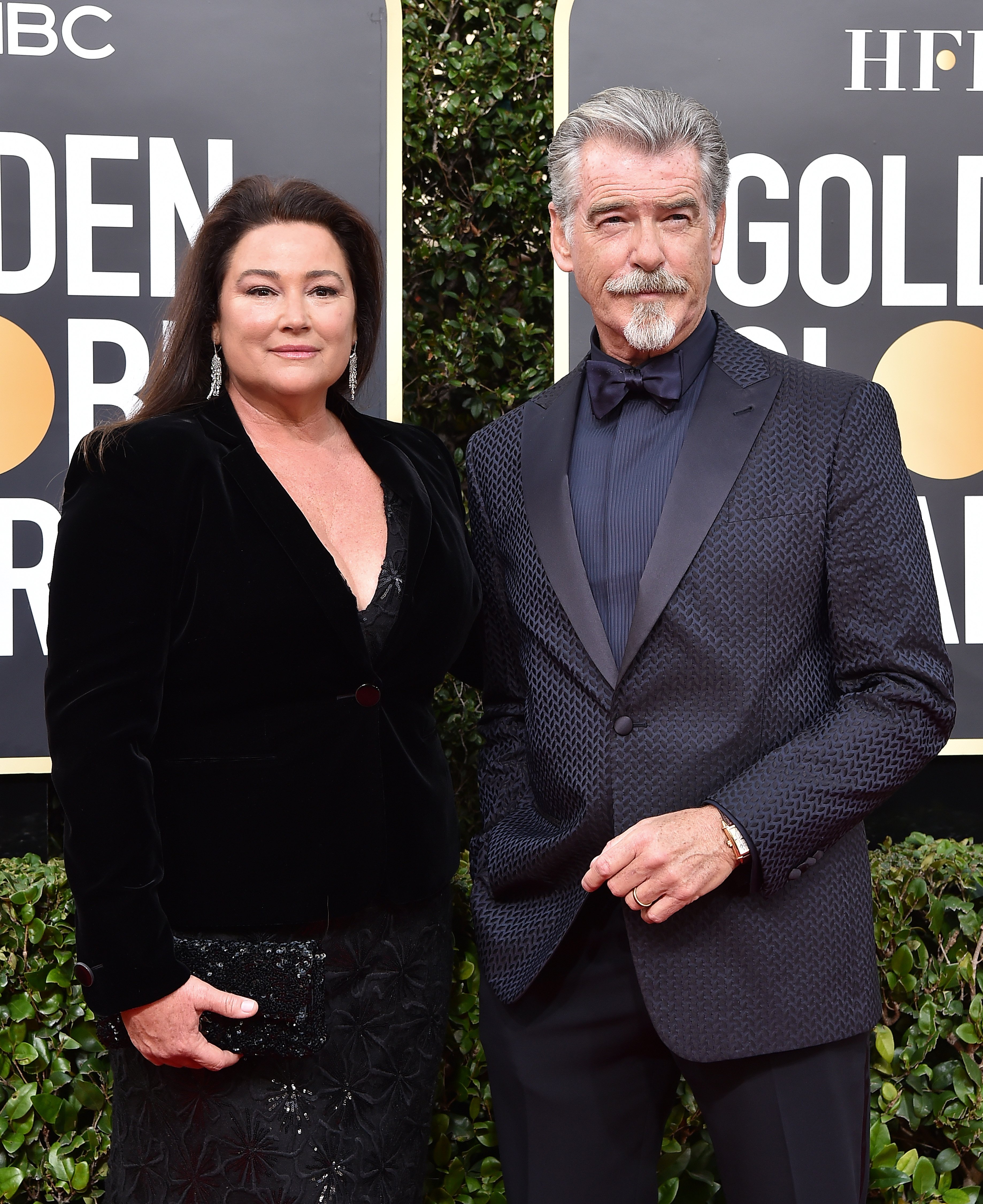 Keely Shaye Smith and Pierce Brosnan at the 77th Annual Golden Globe Awards held at The Beverly Hilton Hotel on January 05, 2020 in Beverly Hills, California. | Source: Getty Images