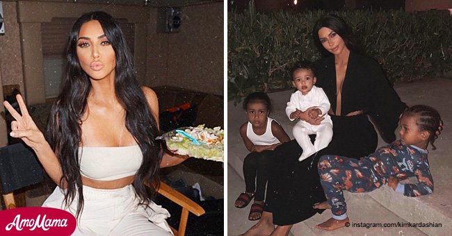 Kim Kardashian finally responds to rumors about a possible baby #4