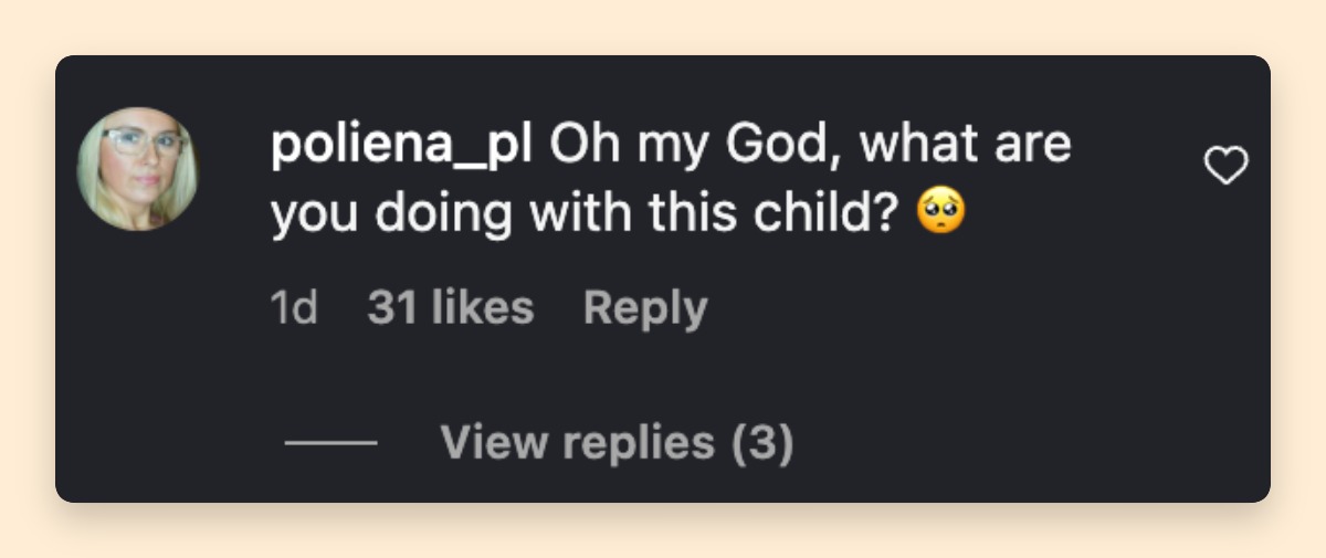 A netizen's comment about Enrique Iglesias's video from March 28, 2026 | Source: Instagram/enriqueiglesias