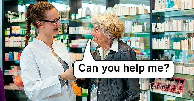 The elderly lady stepped inside the pharmacy and asked him for help. | Photo: Shutterstock