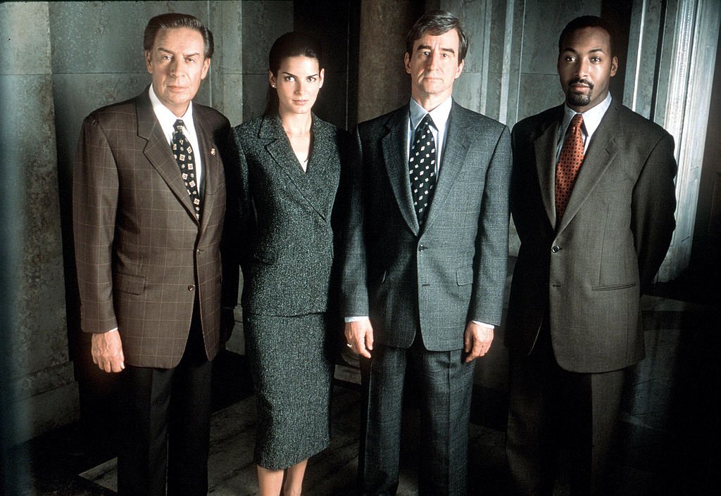 The Cast Of "Law & Order" on set on November 30, 1999. | Photo: Getty Images.
