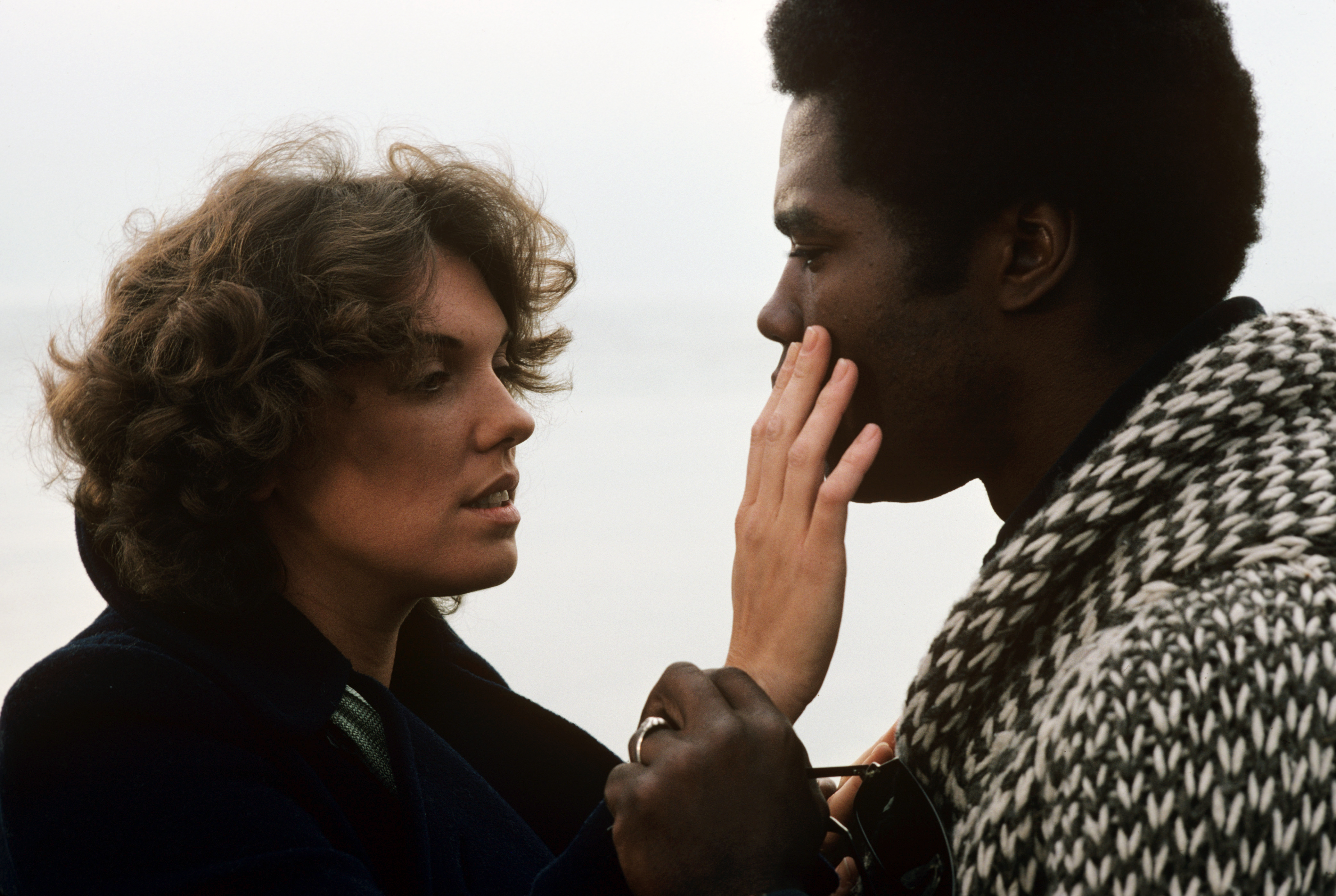 Tyne Daly and Georg Stanford Brown on an episode of "The Rookies" circa 1976. | Source: Getty Images