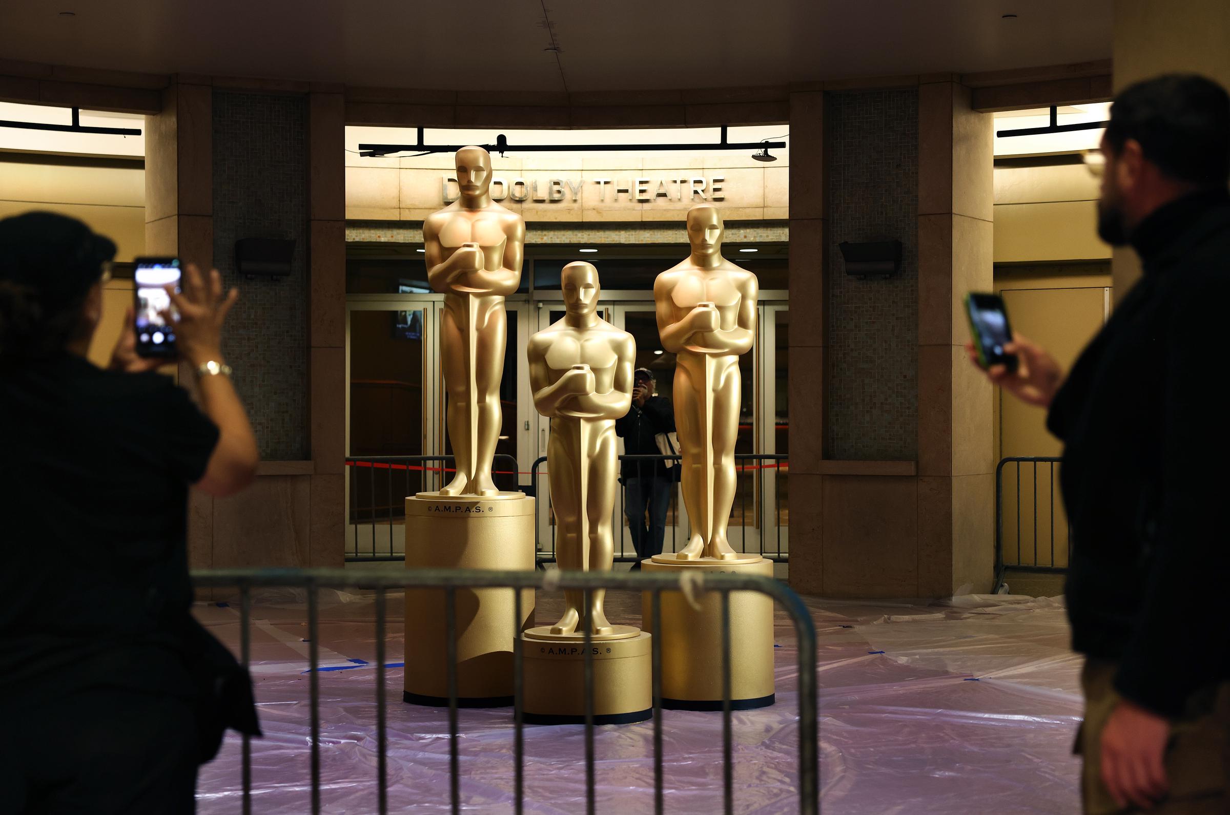 The Dolby Theater ahead of the 2025 Oscars as seen on March 1, 2025 | Source: Getty Images