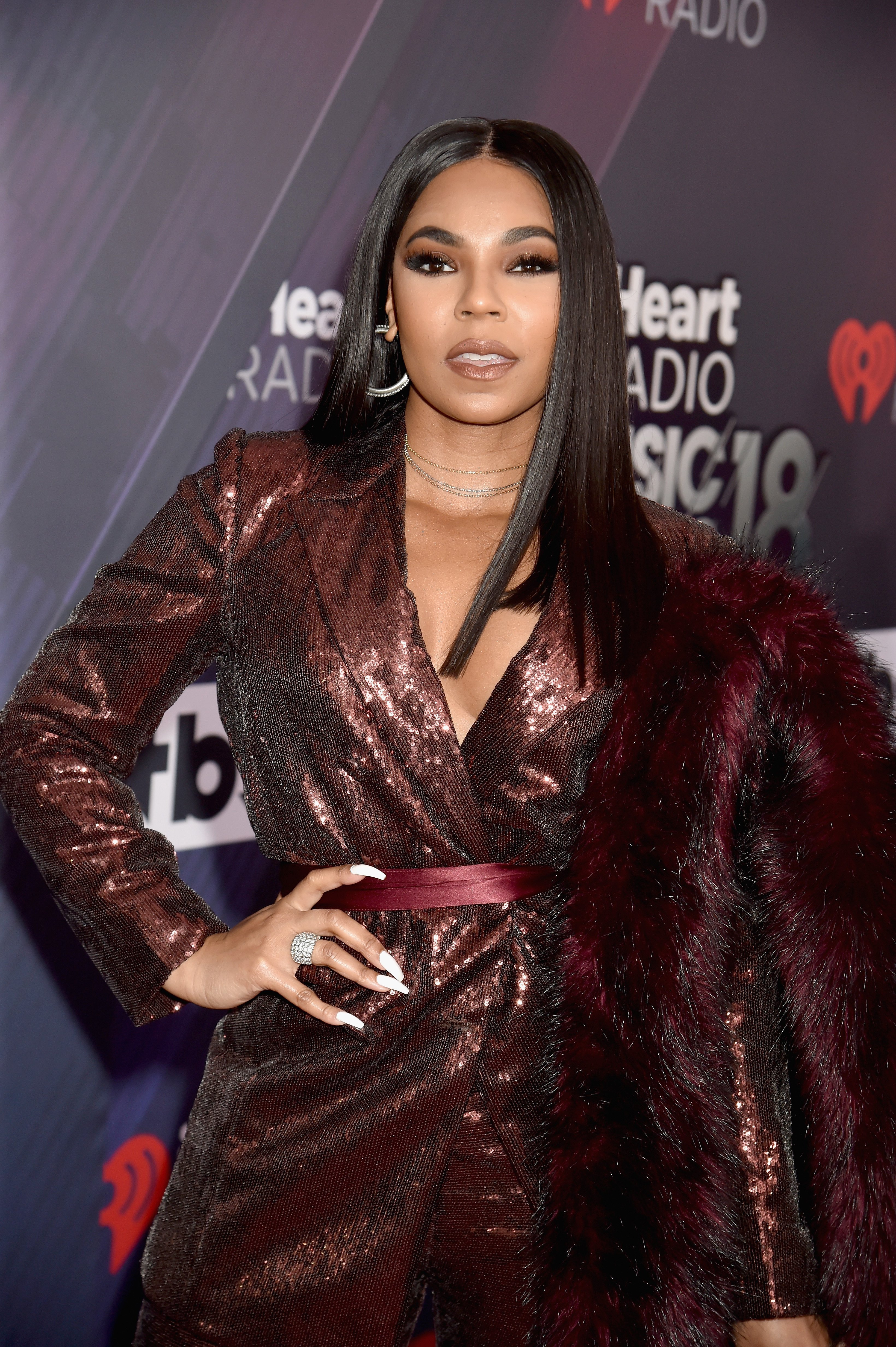 Ashanti at the iHeartRadio Music Awards on March 11, 2018 in Inglewood, California | Photo: Getty Images