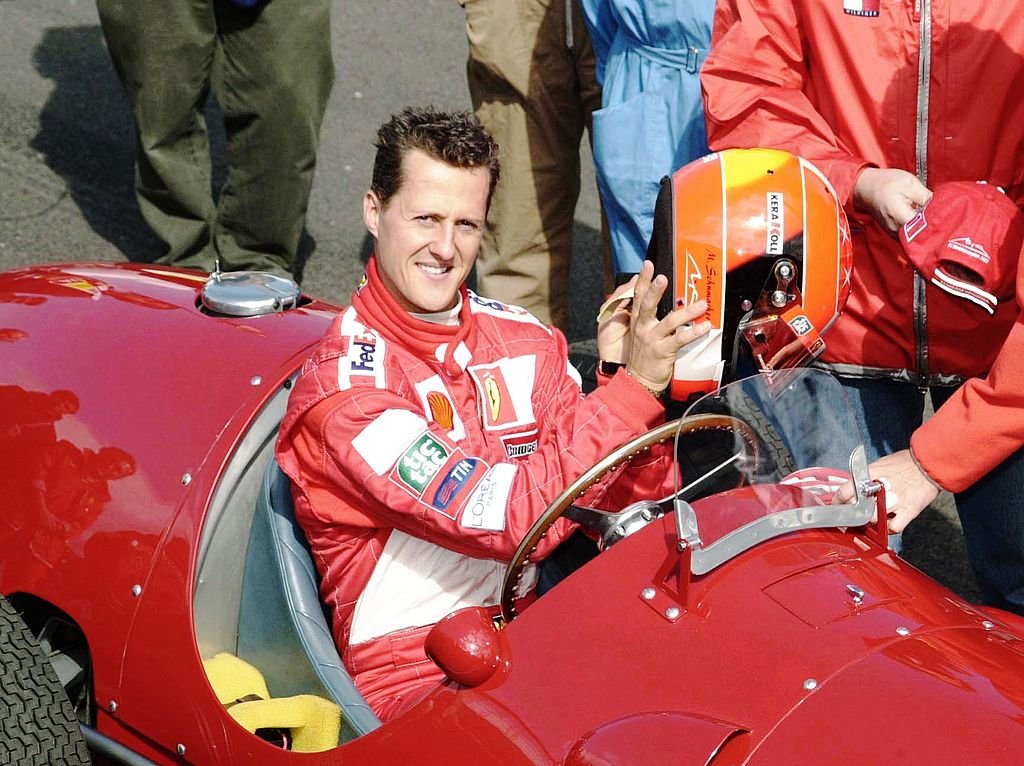 Michael Schumacher au Grand Prix de Grande-Bretagne 2001, le 15 juillet 2001 à Londres. Photo : Getty Images