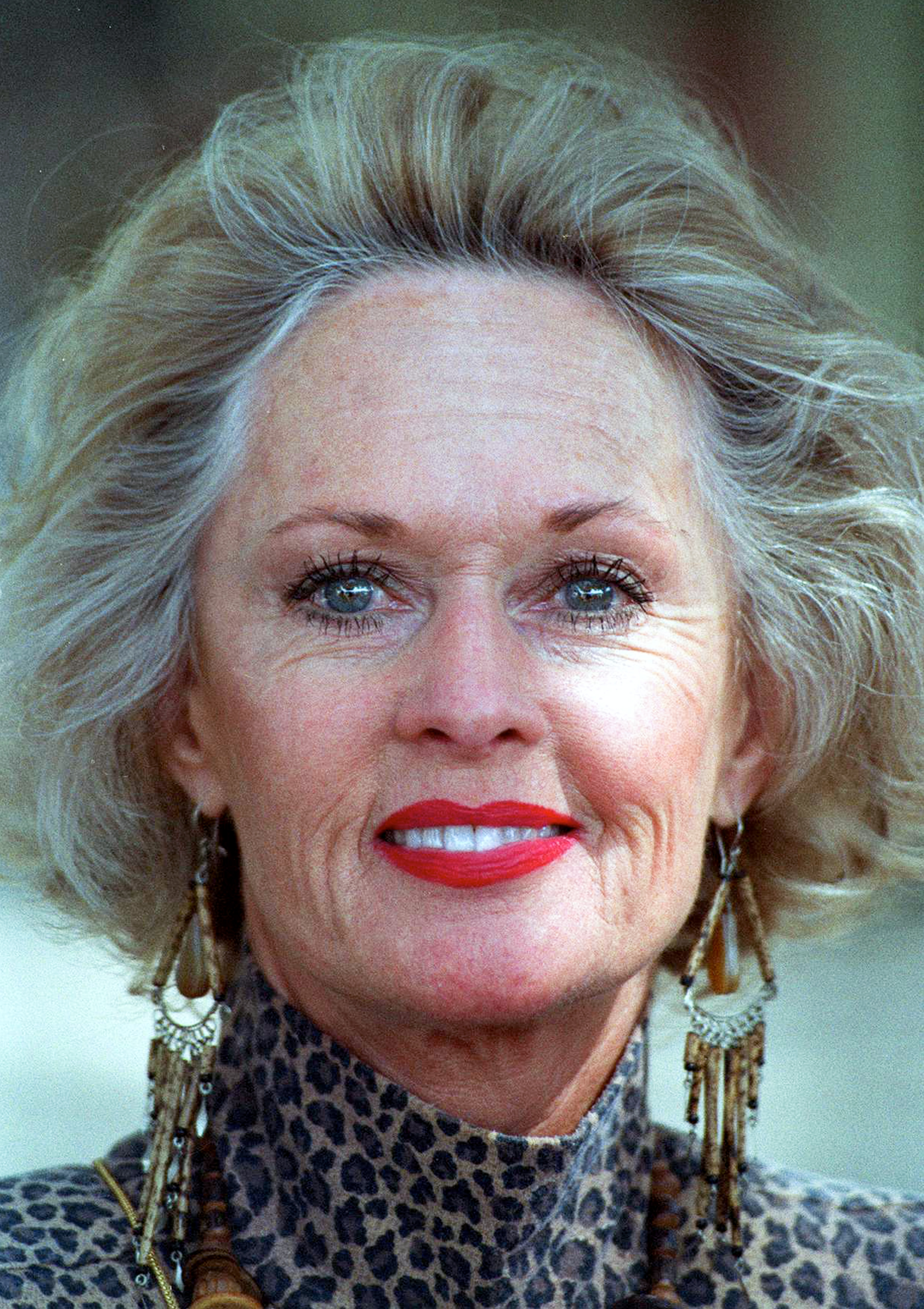 Tippi Hedren, during 'Artists for Shambala' Animal Preservation Benefit in Acton, California, October 30, 1994. | Source: Getty Images